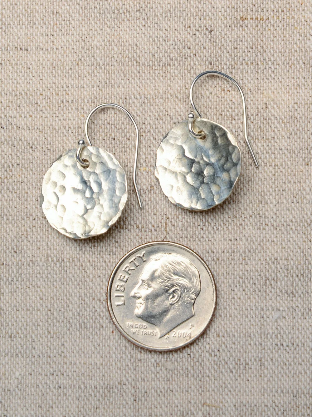 Tiny Moon Earrings — Julie B Studio