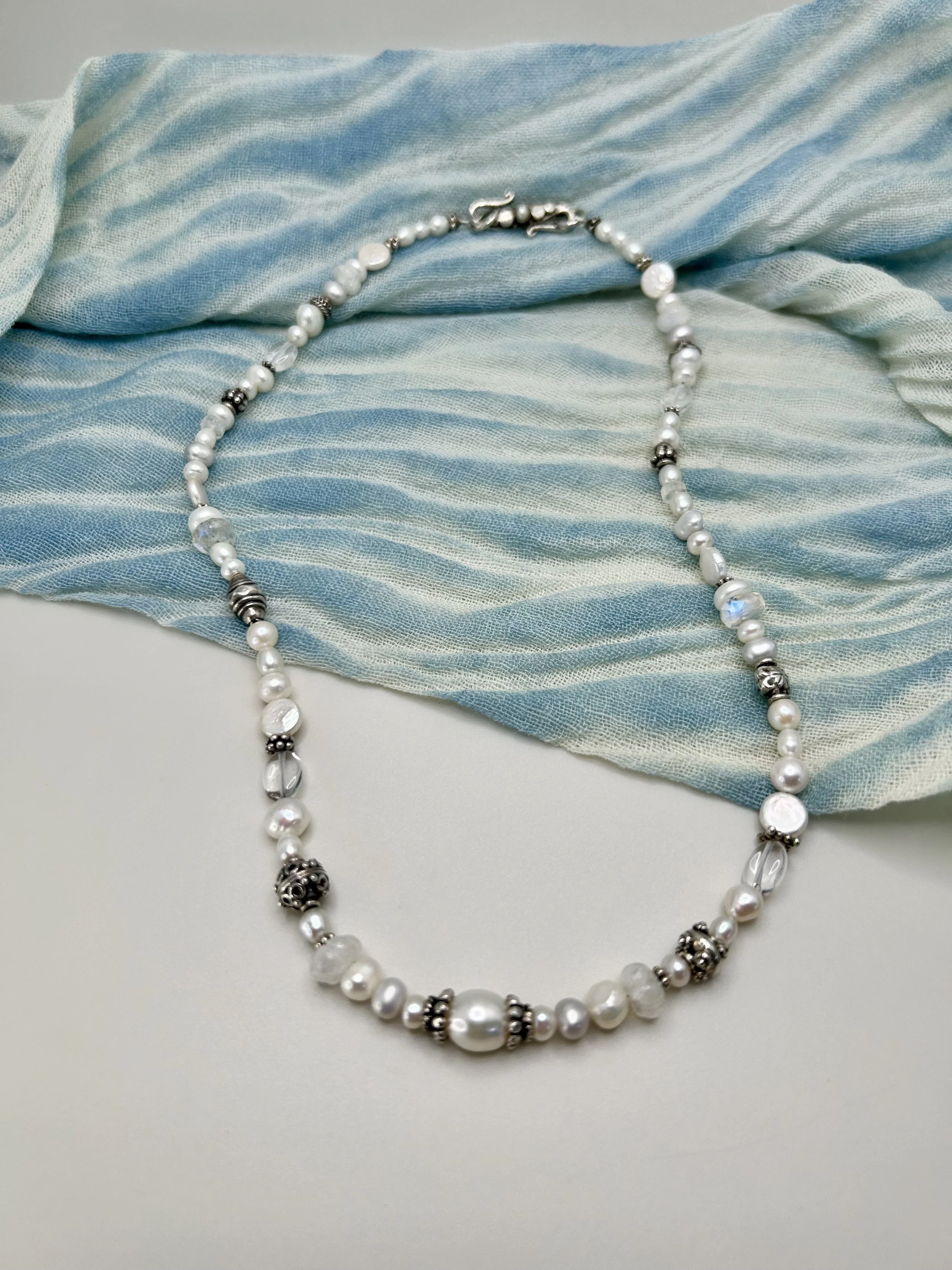 Bohemian Pearl Necklace #3
