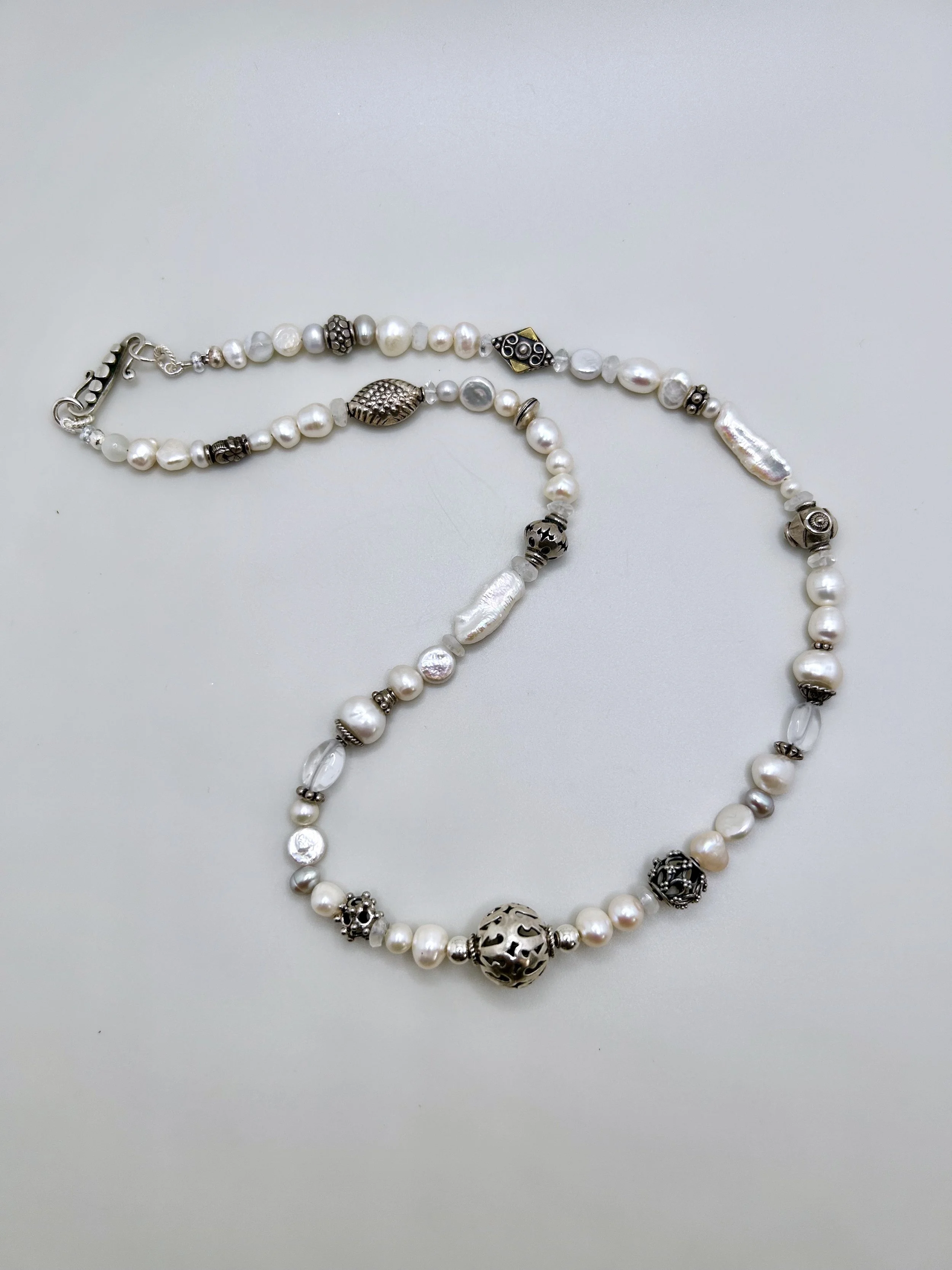 Bohemian Pearl Necklace