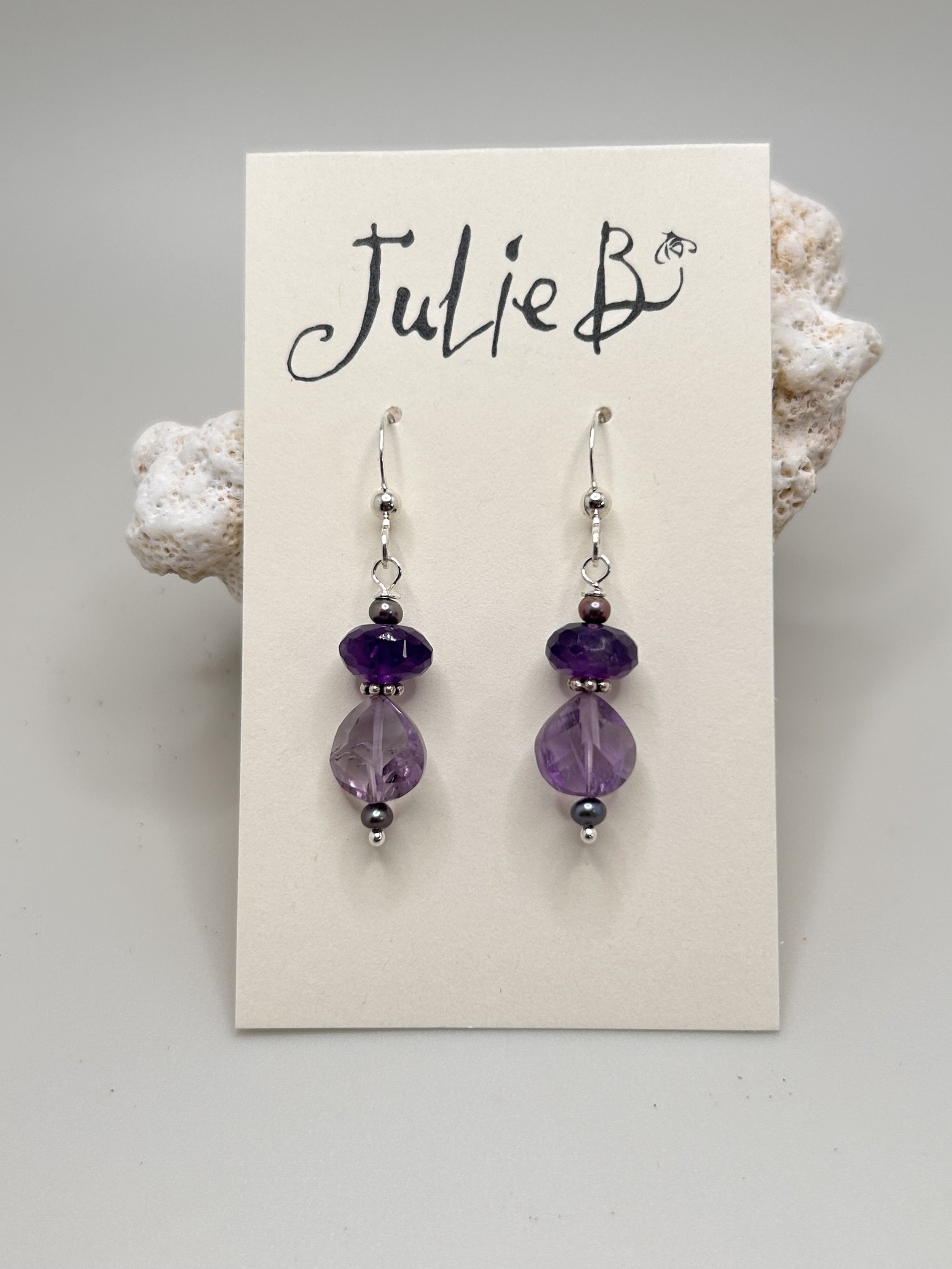 Amethyst Drop Earrings