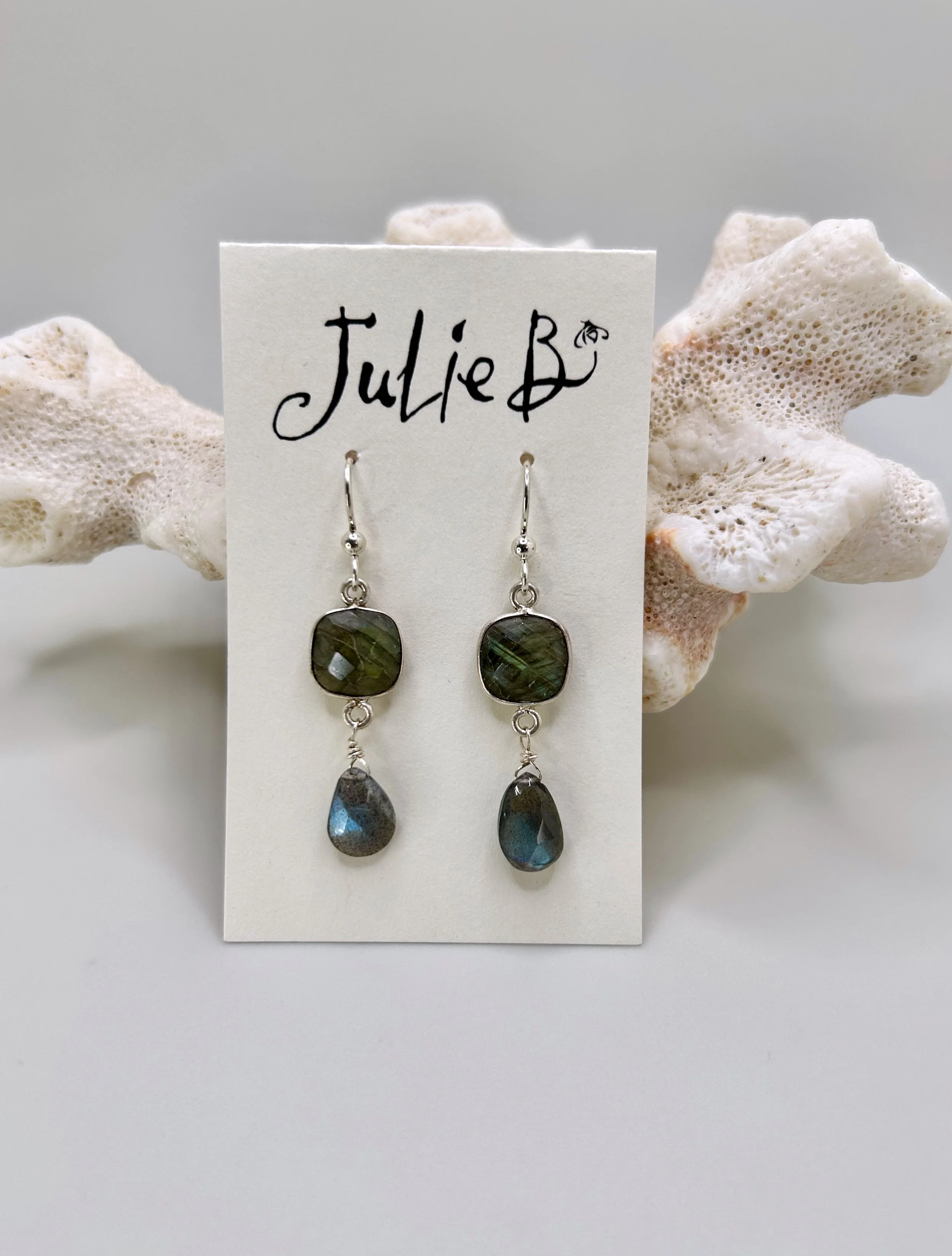 Blue Flash Earrings
