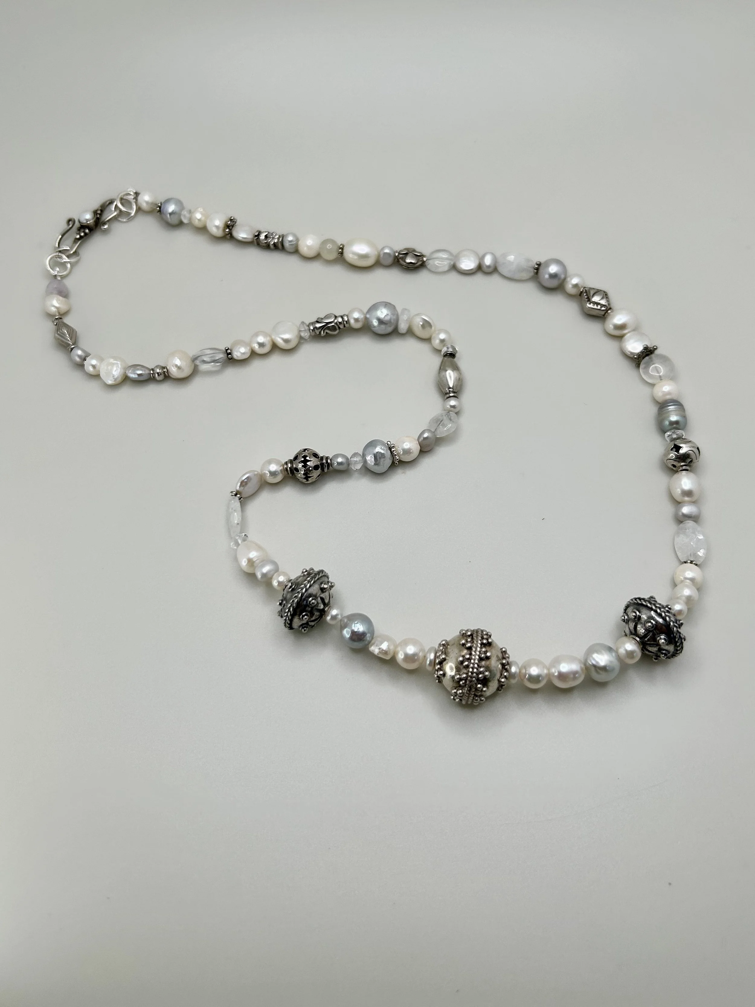 Bohemian Pearl Necklace #1