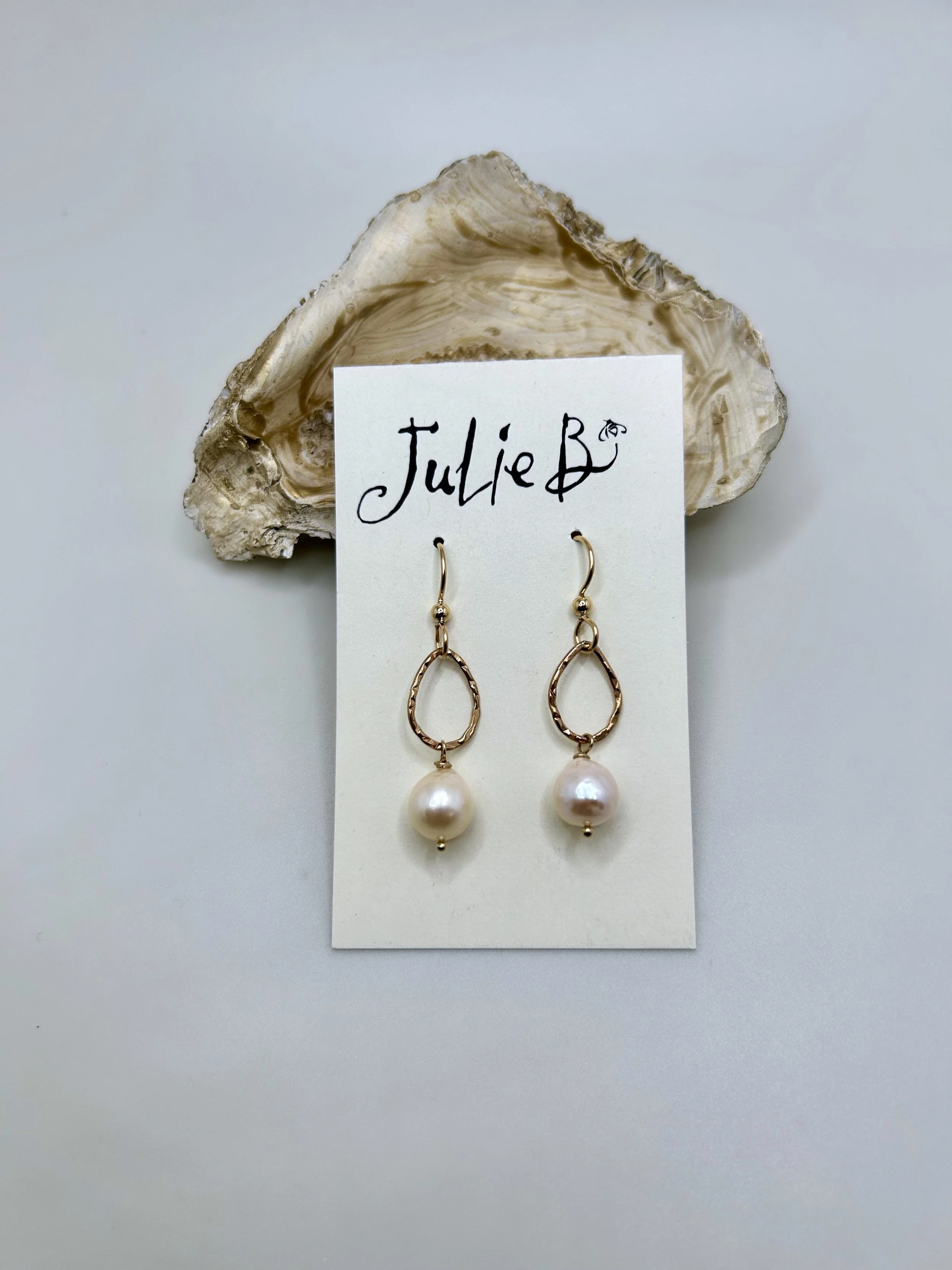 Petite Baroque Pearl earrings