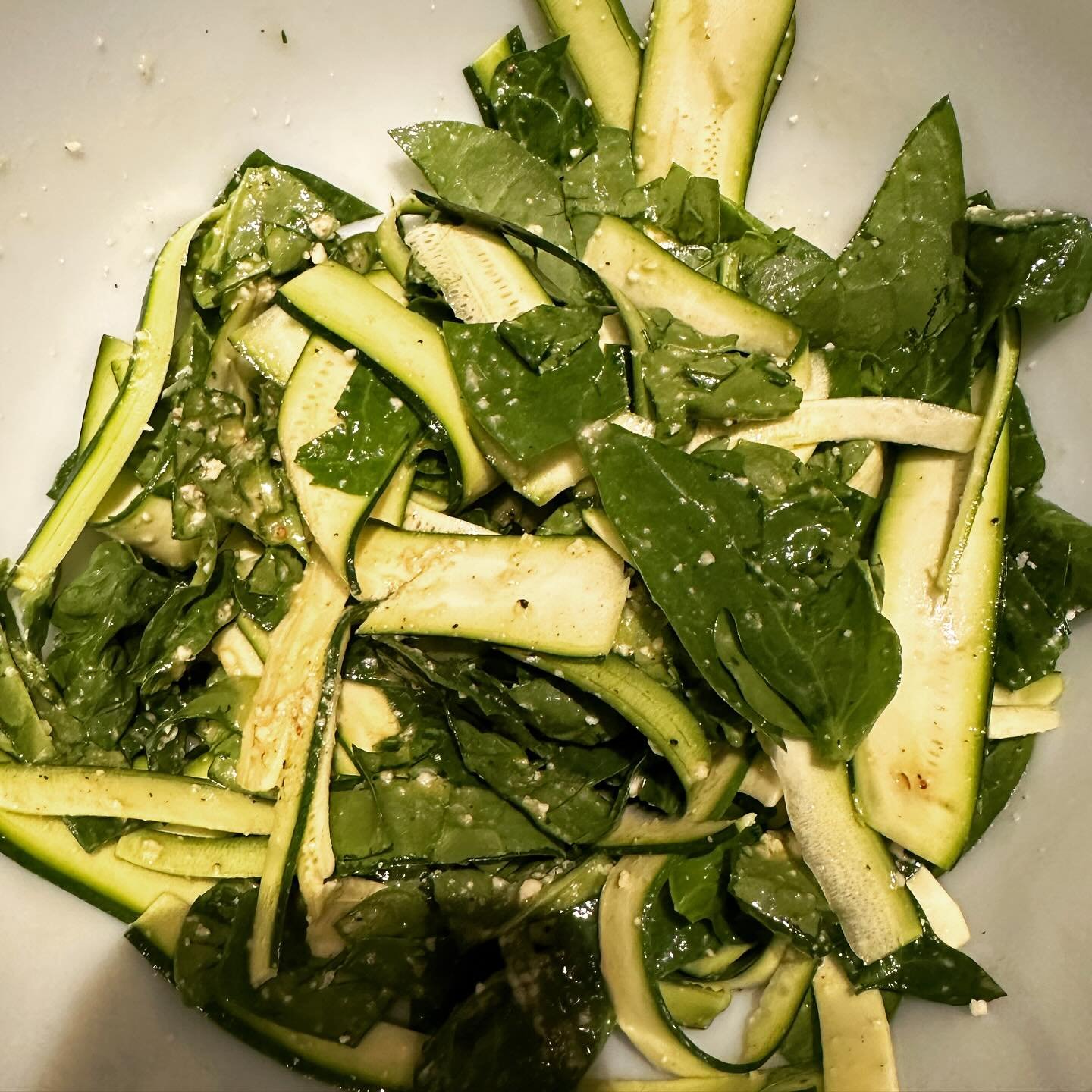 Gorgeous zucchini and spinach from Abundant Life Farm in Hotchkiss!  We ❤️ local food!  #northforkvalley #localfood #slowfood #supportsmallbusiness
