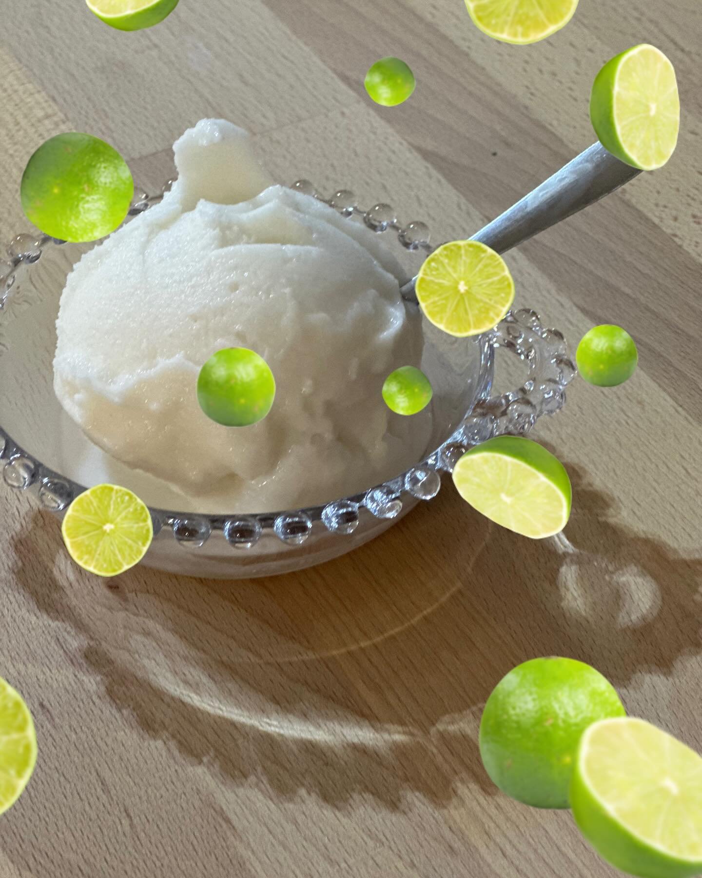 Vegan Lime Sherbet - one of our delicious June seasonal flavors!  Made with fresh squeezed lime juice and house made macadamia/oat/coconut milk blend!  Available soon at your local vendor!  For a full list of vendors visit thirdbowl.com and check our