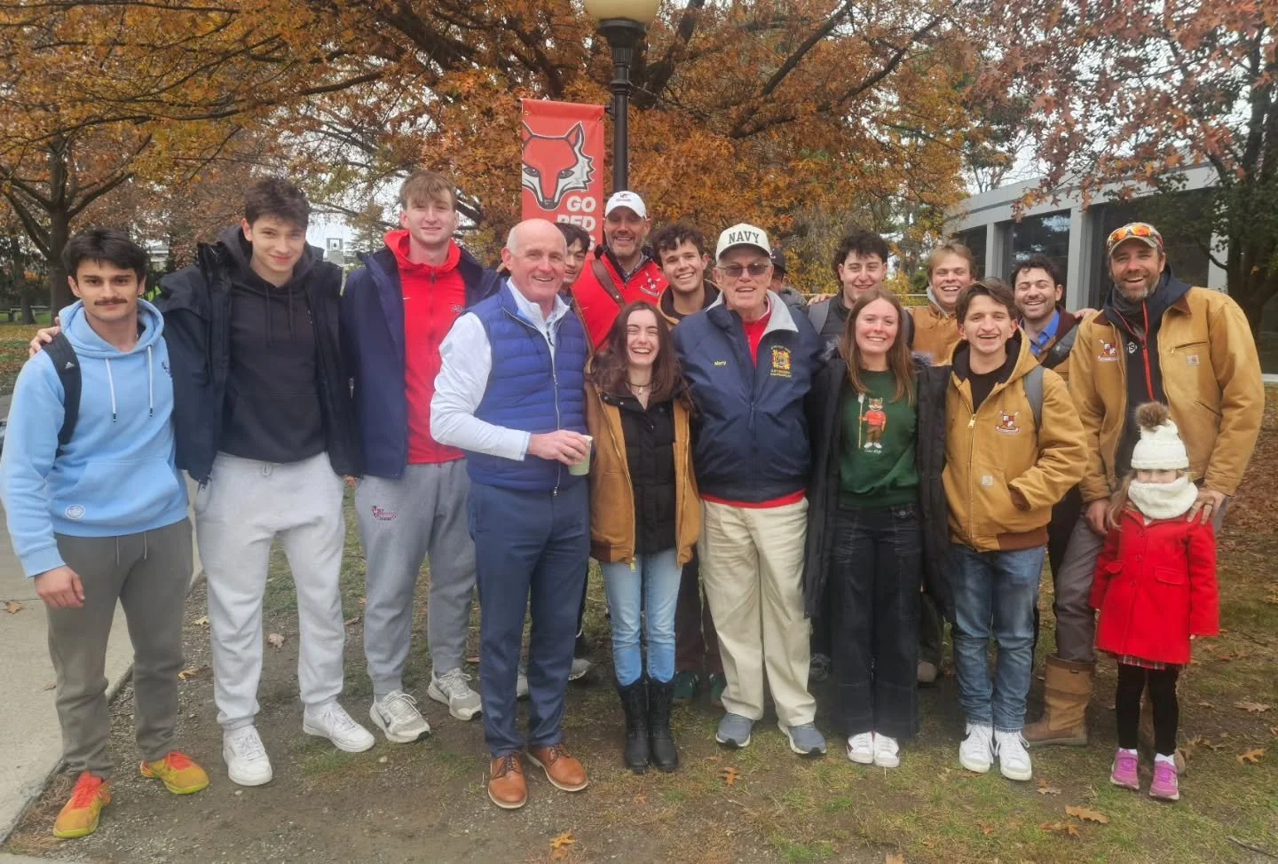 Today Marist Celebrated Veterans Day at our Annual Flag Raising Ceremony Honoring the hundreds of Marist Graduates who have fought in every major US war since the University was founded. We were happy to be joined this year by Commander USN Marty Tor