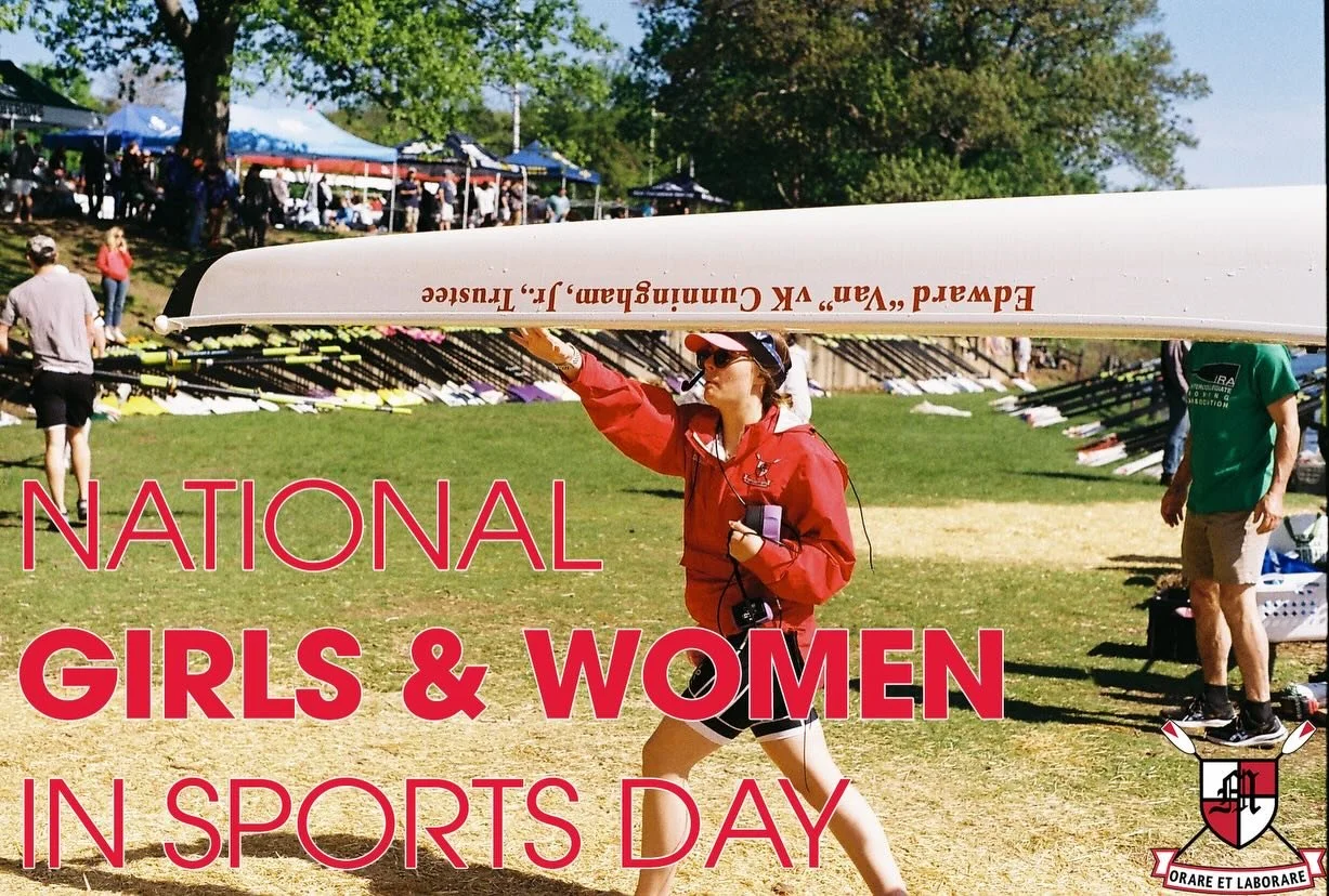 Happy National Girls &amp; Women in Sports day! We are forever grateful for these coxswains' professionalism, skill, and hard work. 
@tessa_.nicole '26
@teehee.evie '28
@maddie.lebed '29

#ngwsd #rowing #marist #redfoxes #crew