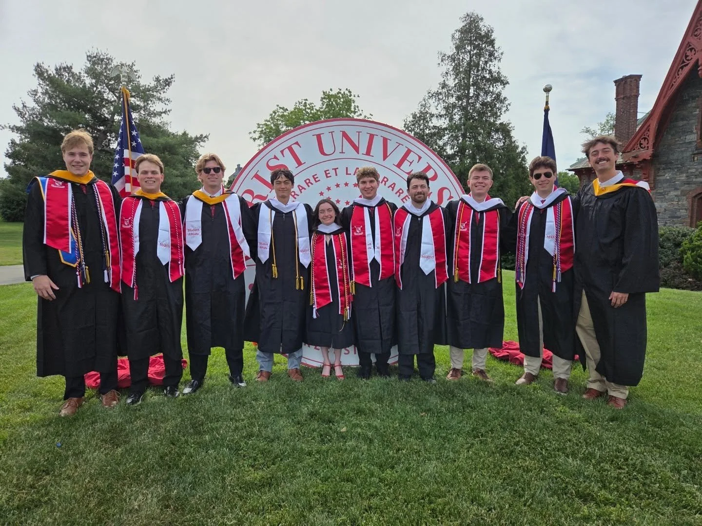 A huge shout out to our just graduated Red Fox Navy Class of 2026; nine good men and true and one amazing woman. Thanks for your time behind the oar and tiller.

@nick_fracasso13 
@evanbrown.zip 
@holden_kopcsik 
@drew.ngo 
@tessa_.nicole 
@zakschwar