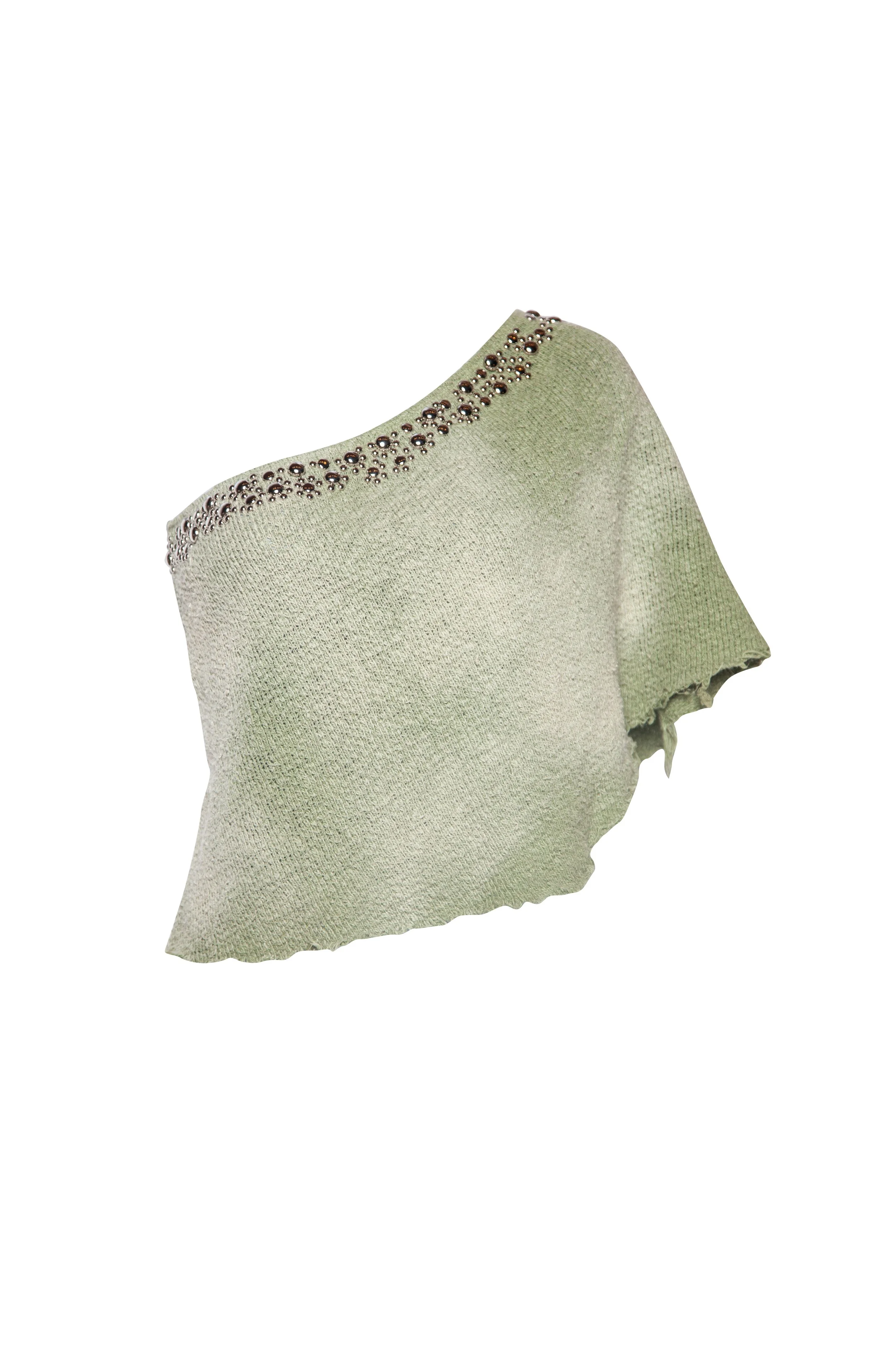 SUN-FADE KNIT PONCHO