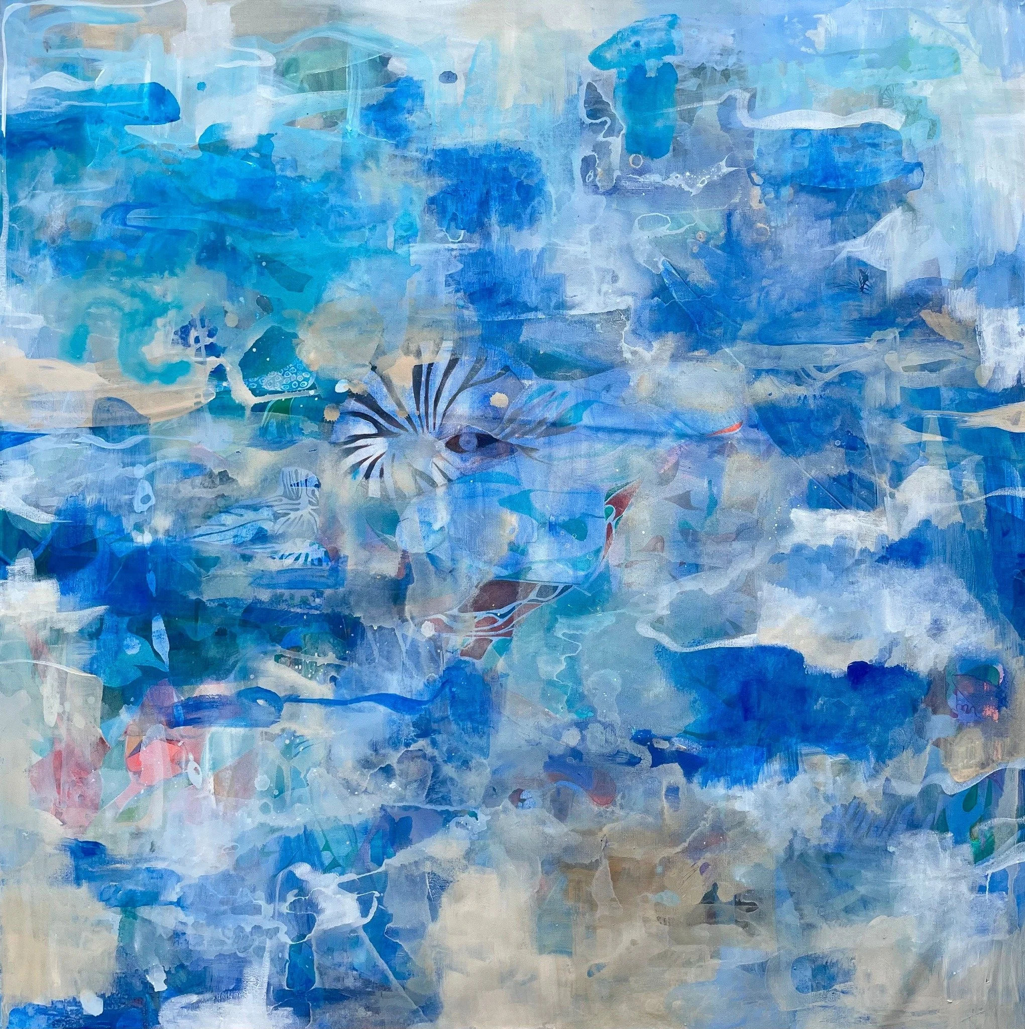 Ocean Child  36 x 36