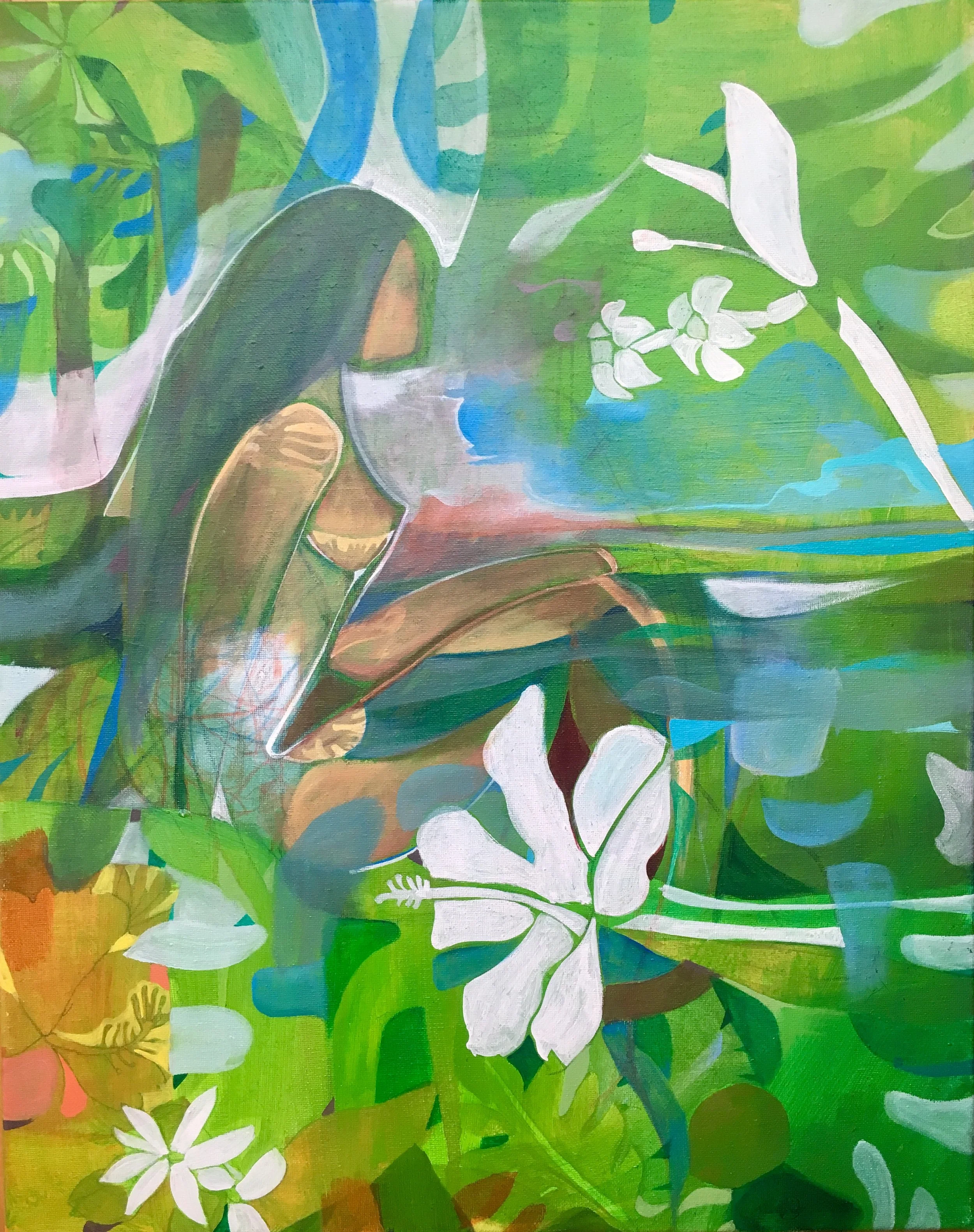 Puakenikeni / Growing with Plants   24 x 16 not available