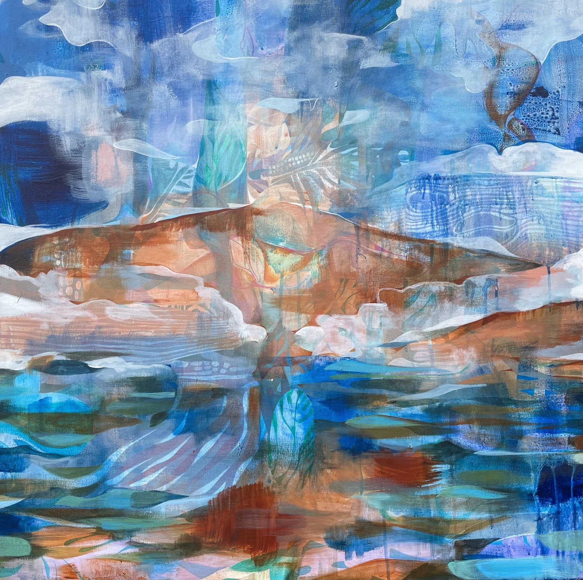 Hualalai. Mountain Energy   30 x 30  sold