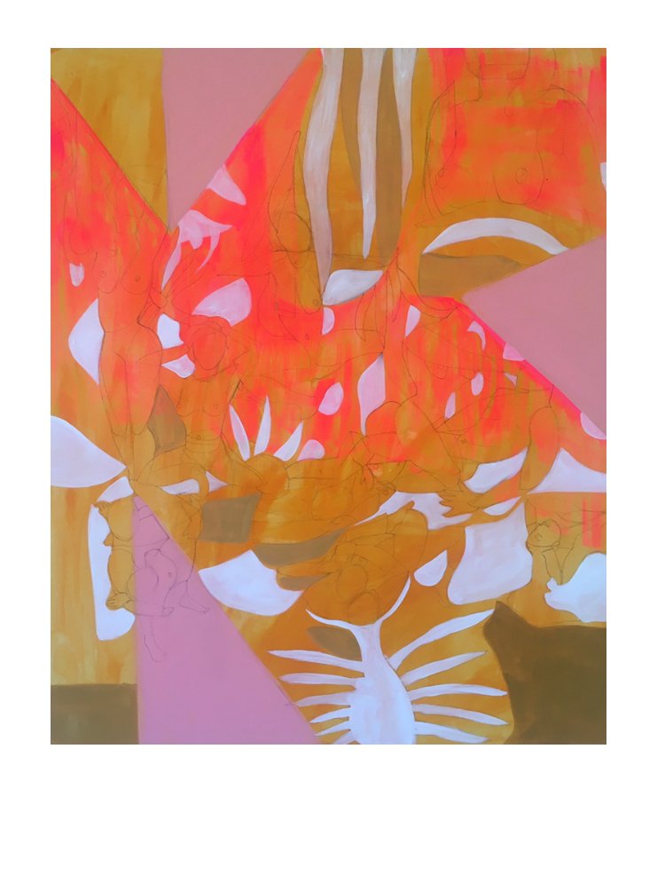 Erotic Love in Layer   30 x 36