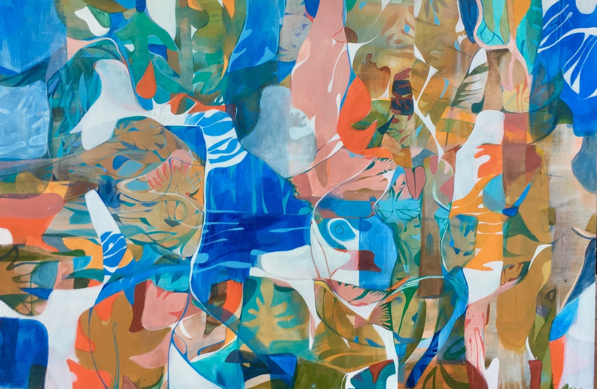 Water is Life. Agua Sagrada "La Abundancia"   36 x 24  sold