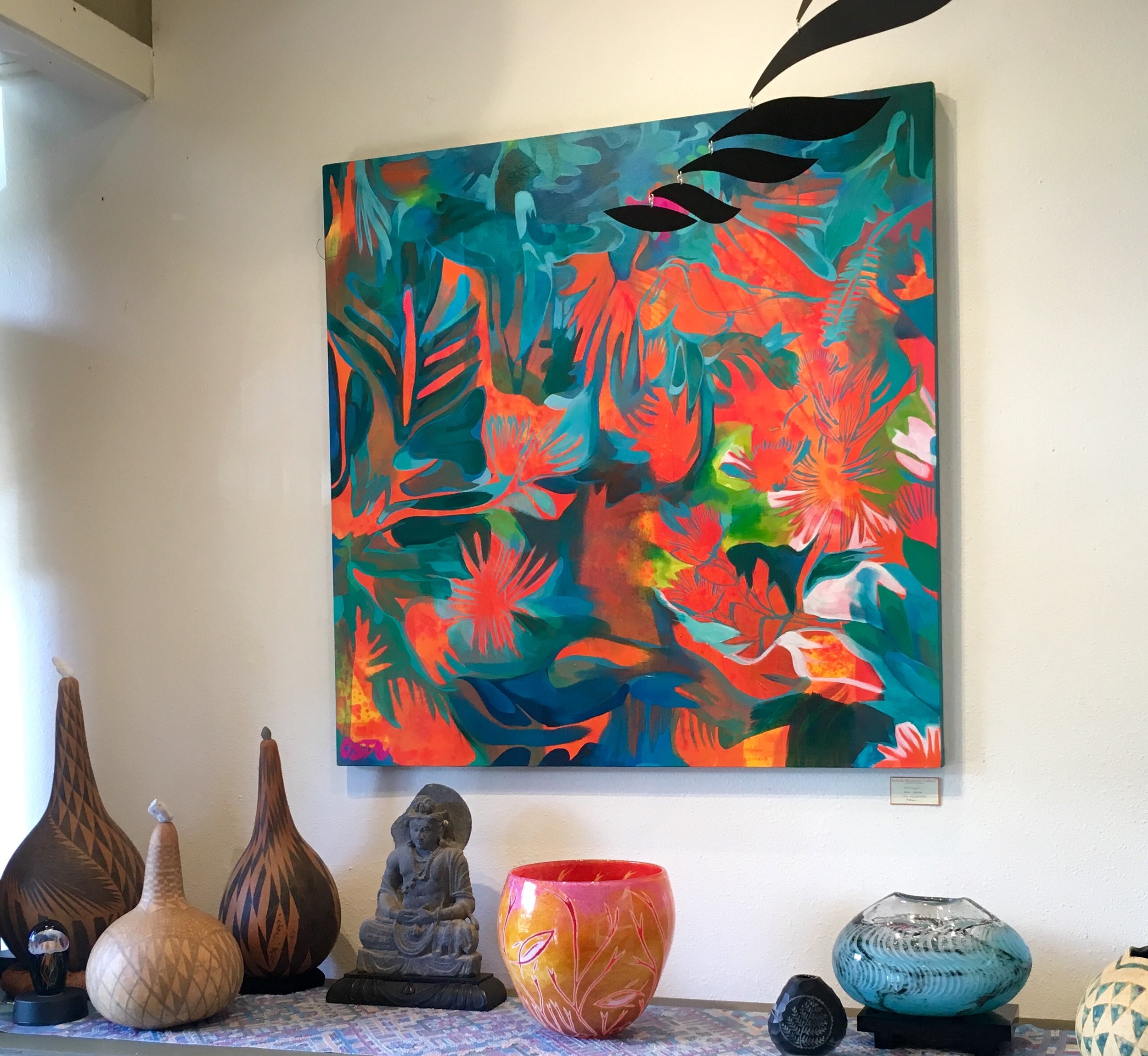 Lehua Dreams   45 x 45  (sold)