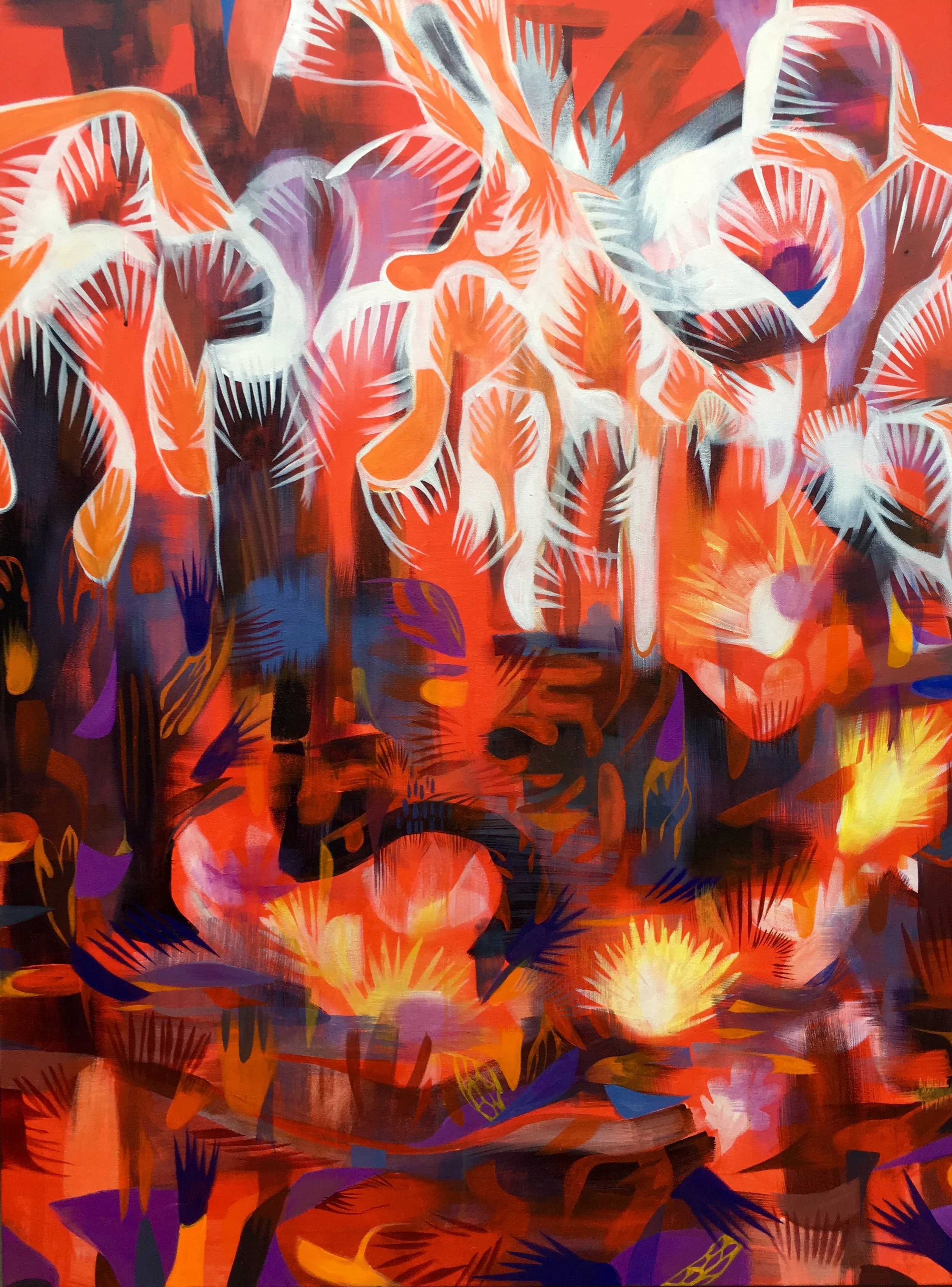 Lehua Rising   36 x 48 sold