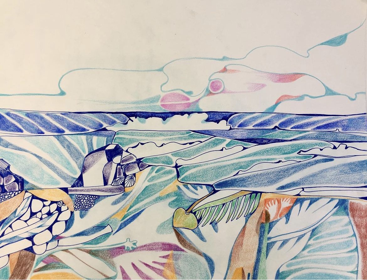 Mana    
colored pencil on paper