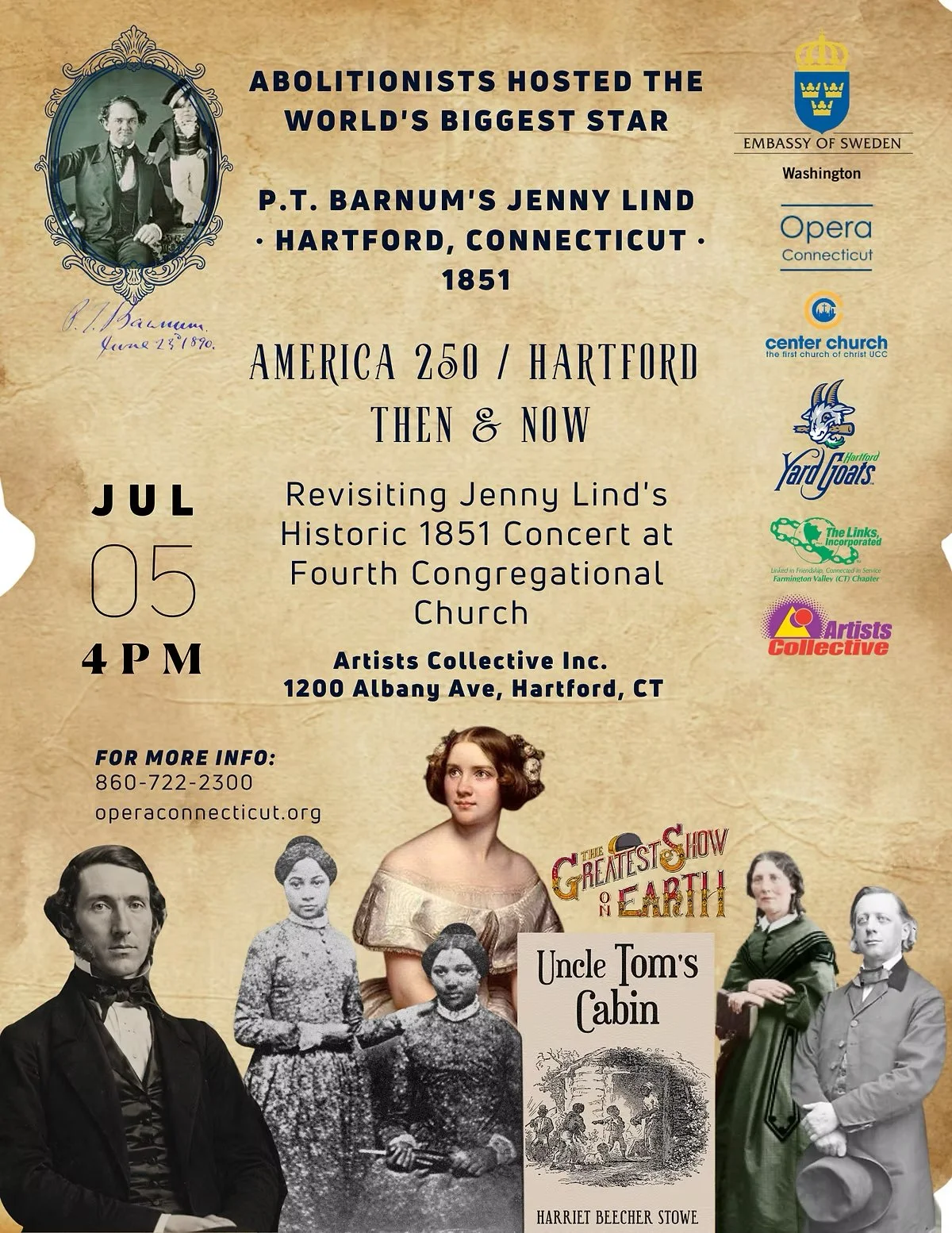 Jenny Lind Tribute Concert (Soloist &amp; International Competition Winner)