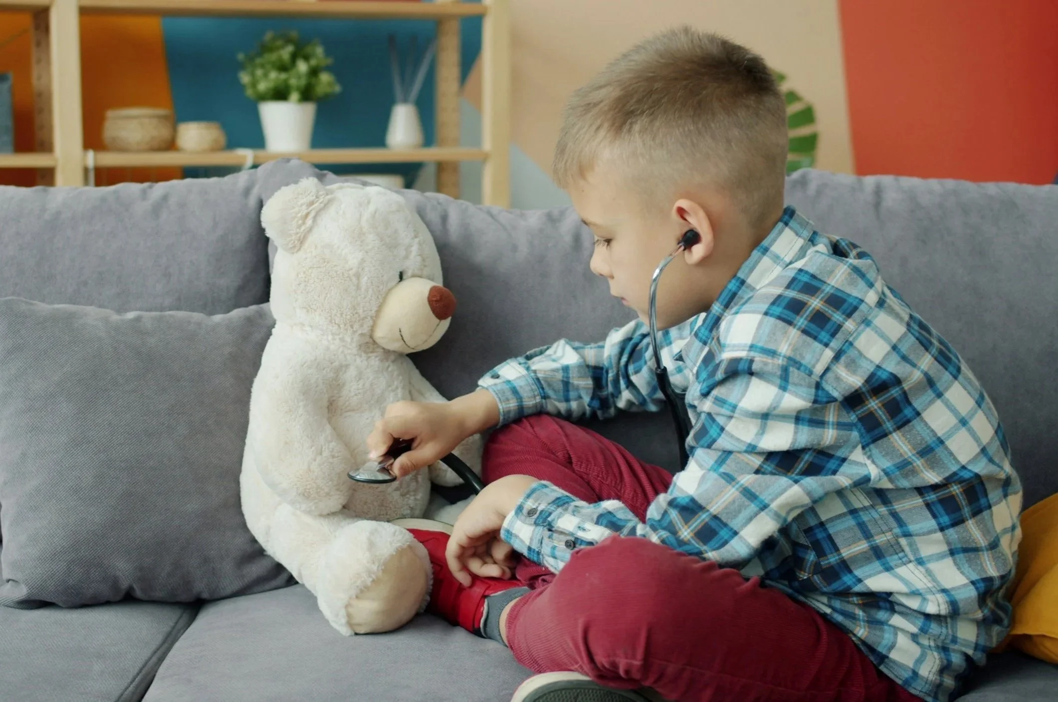 Dr. Cubas and a patient