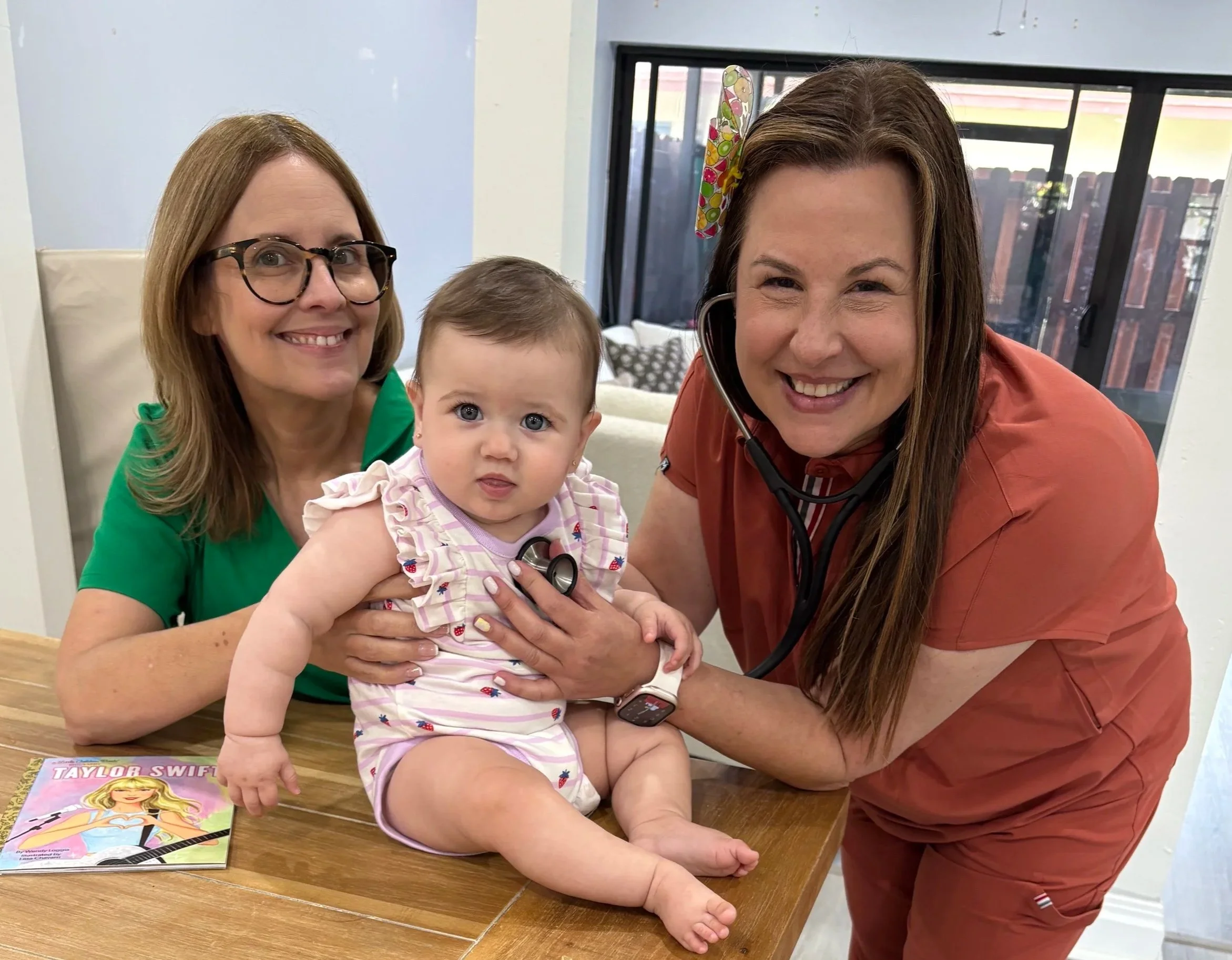 Dr. Ivette Cubas and a patient 