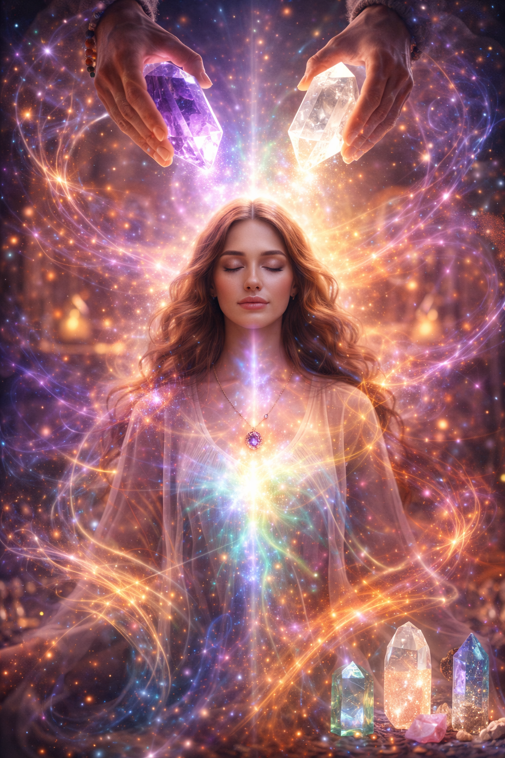 Crystal Healing and Spiritual Balance with Twin Flame Psychic Angie