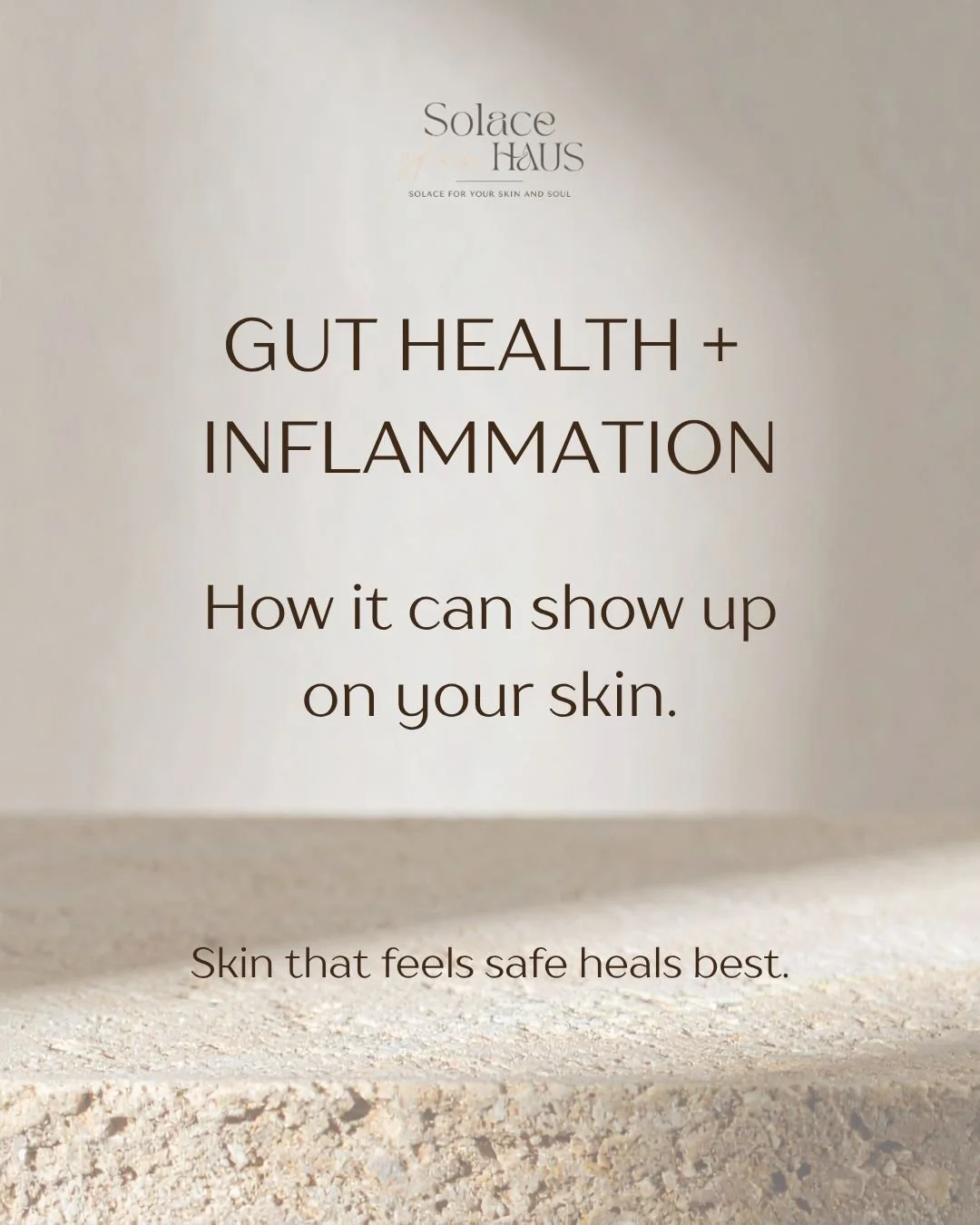 A lot of people are doing "all the right skincare" and still not seeing change.

One reason? The gut can quietly drive inflammation in the background.

Your gut microbiome (your internal ecosystem) is shaped early, and it keeps changing thr