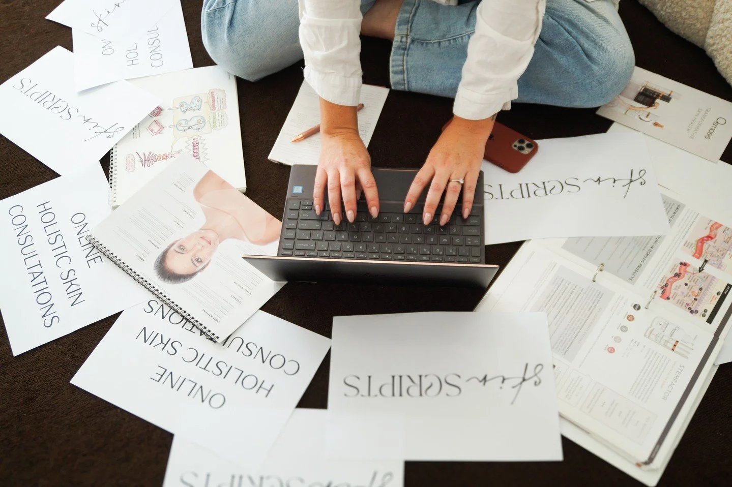 Skin Script BTS: what you walk away with (so you're not left guessing)

After our call, you don't just get "good luck�" and a long list of products.

You leave with:
- a clear routine (AM + PM)
- what to pause (the sneaky irritants)
- what 