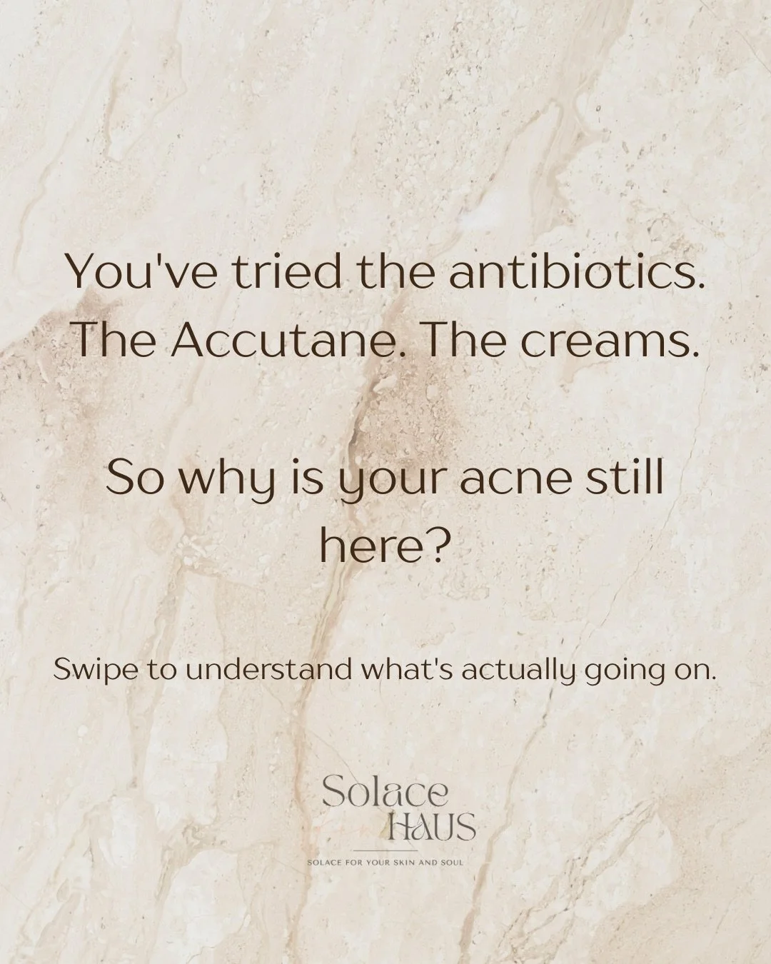 If you&rsquo;ve been to the GP or Dermatologist... tried antibiotics, Accutane, or benzoyl peroxide for your skin and felt disappointed by the results... I want you to know that&rsquo;s not a failure on your part.

These are the treatments most peopl