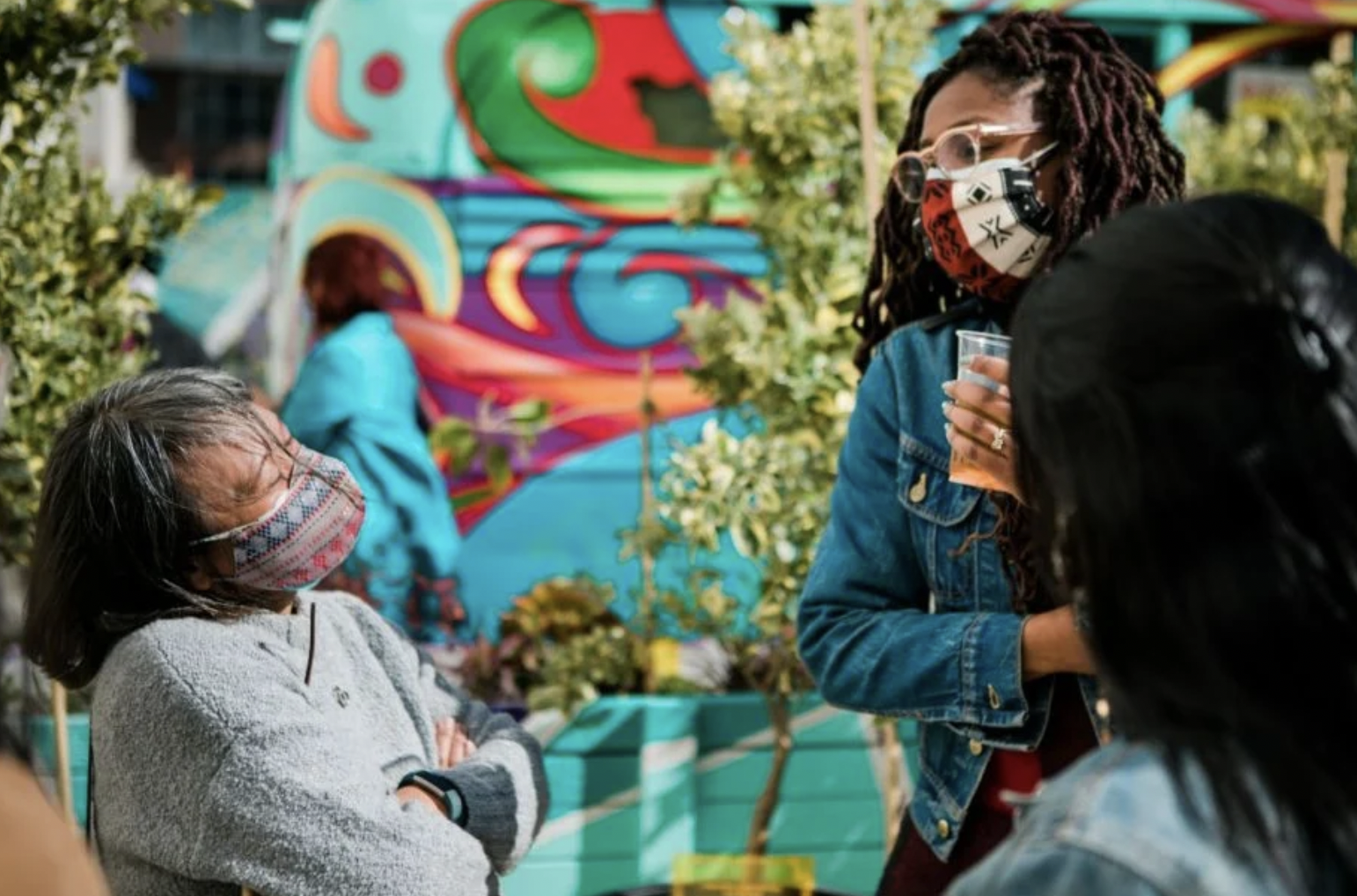 Hundreds of Volunteers Turned a San Francisco Parking Lot Into a Healing Garden