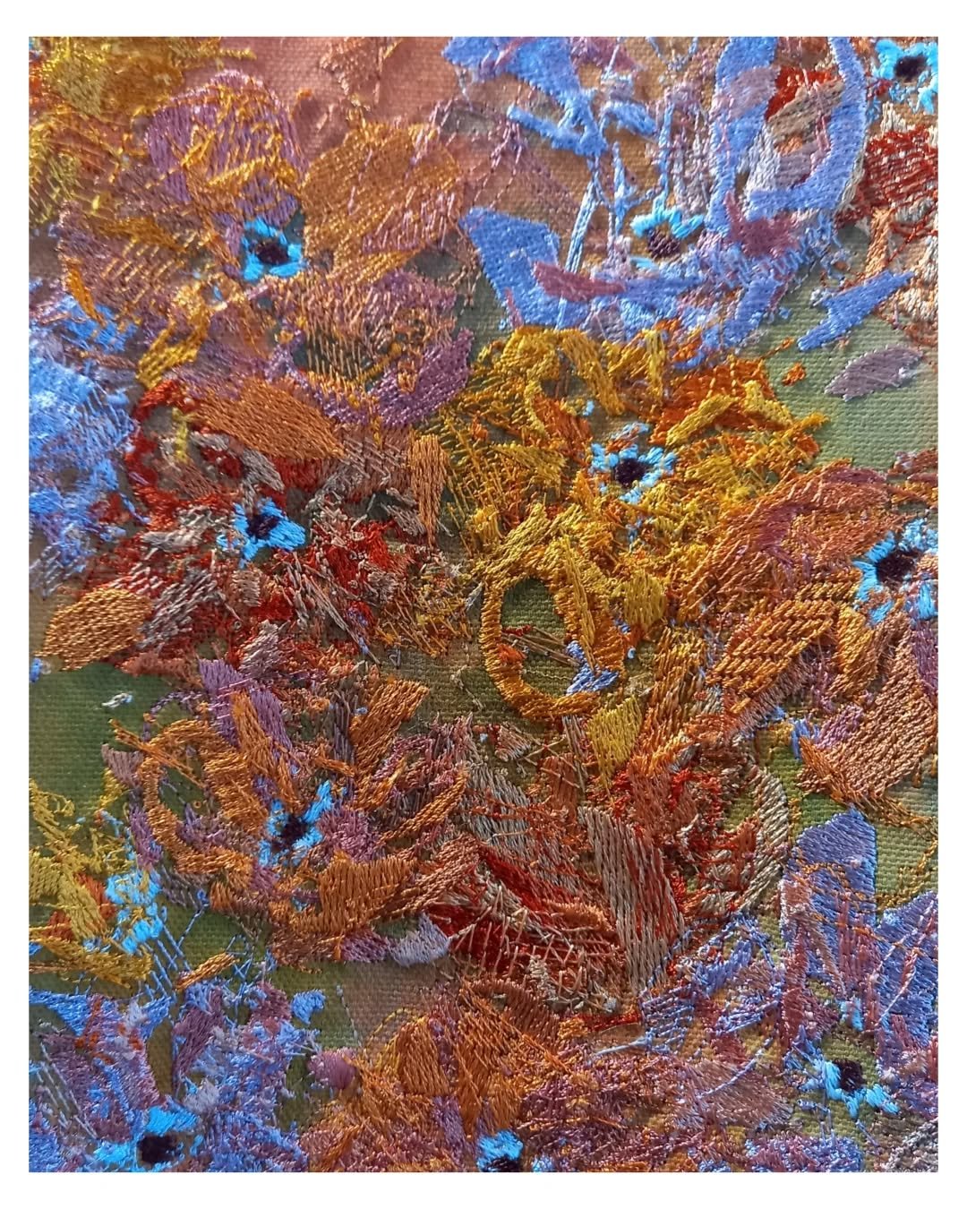 A detail from &quot;Autumn&quot; - which is currently on display at the 2025 National Cleveland Art Awards. 

Had a great time at the awards ceremony night last night! A first that i've been too, the quality of work included in the exhibition is pret