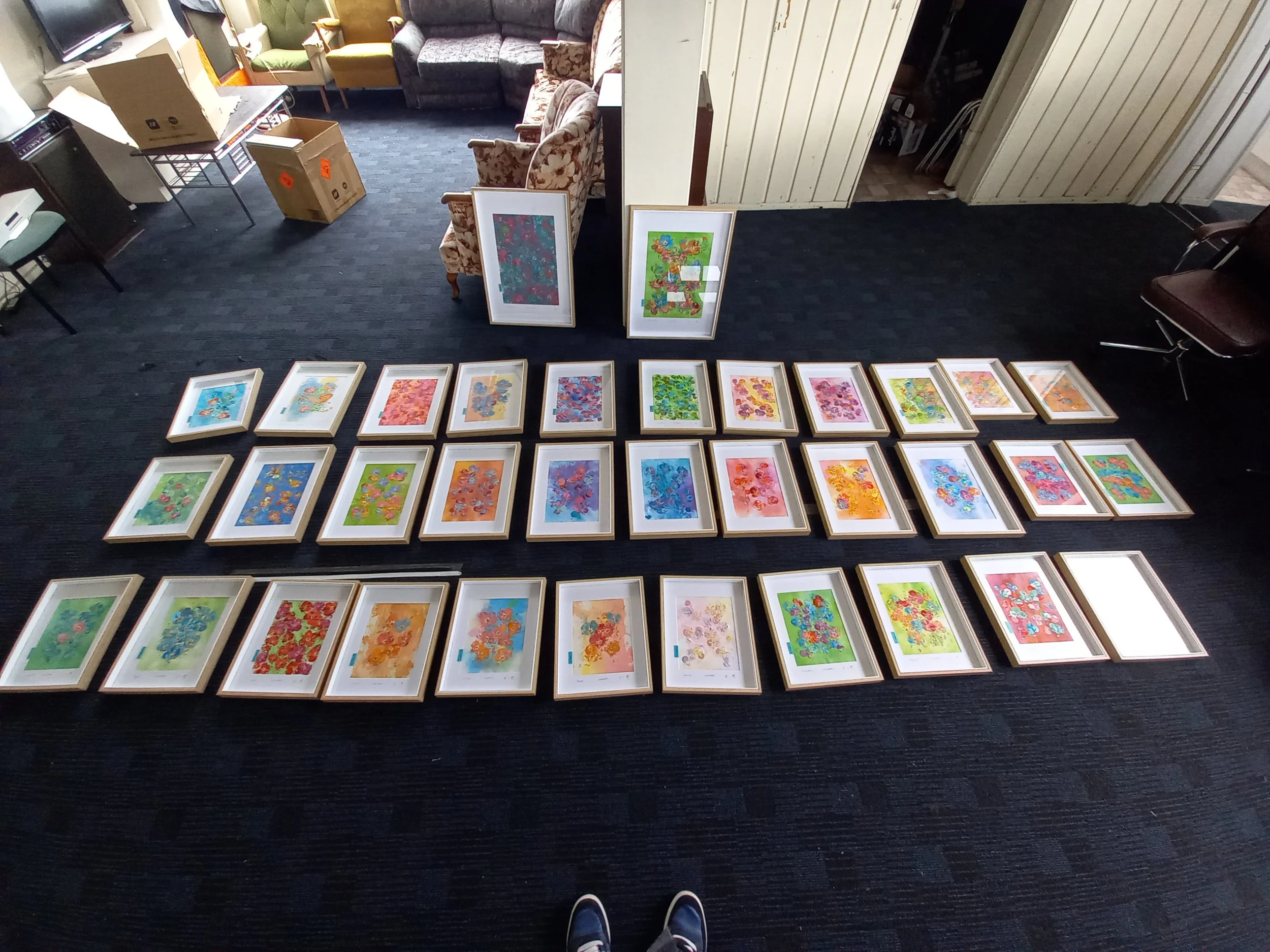 Wildflowers class of bloom 3 - December 2025  (works unfinished)