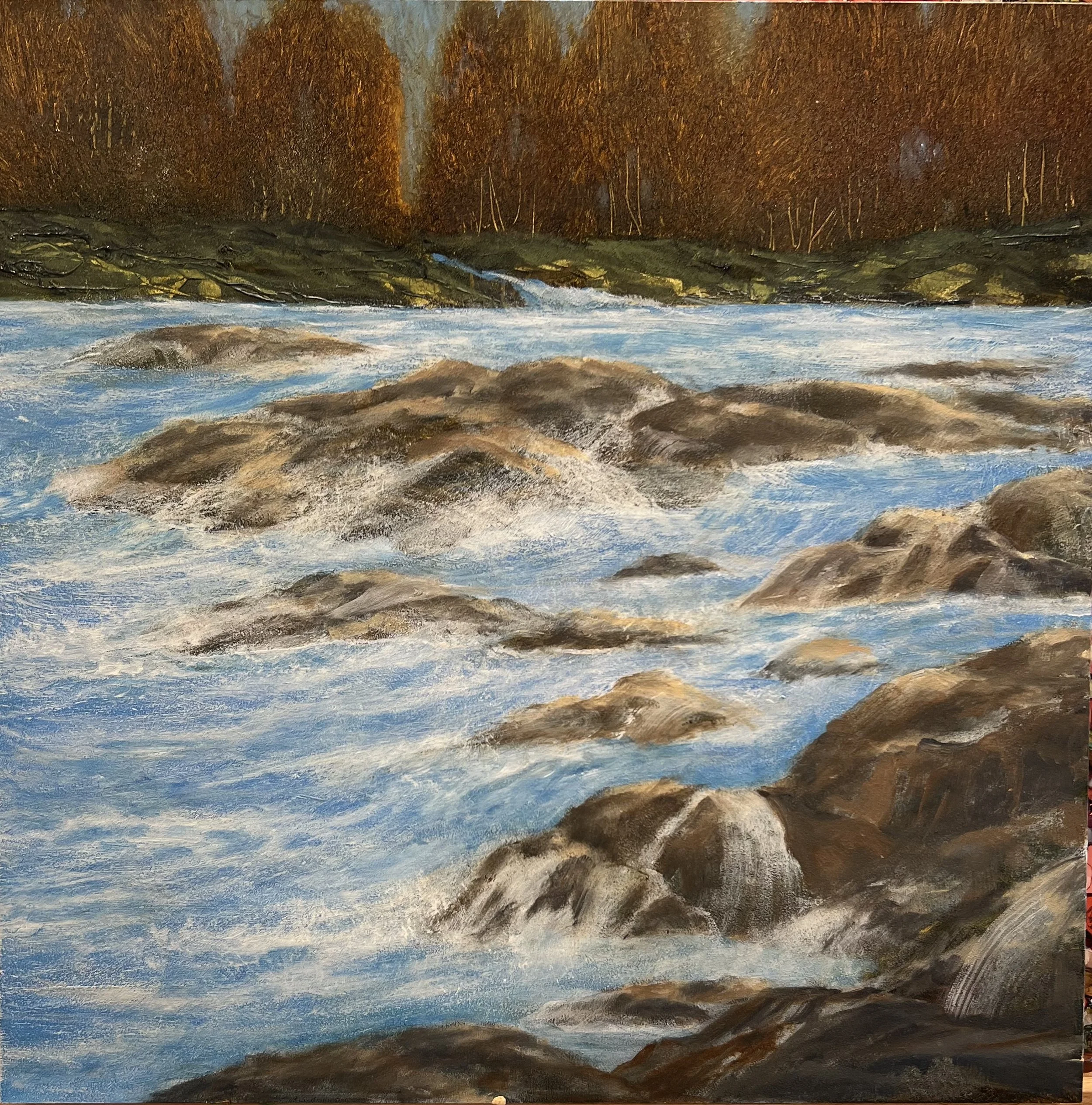Flow State 2026
10" by 10" Oil on Gessoboard
$100
