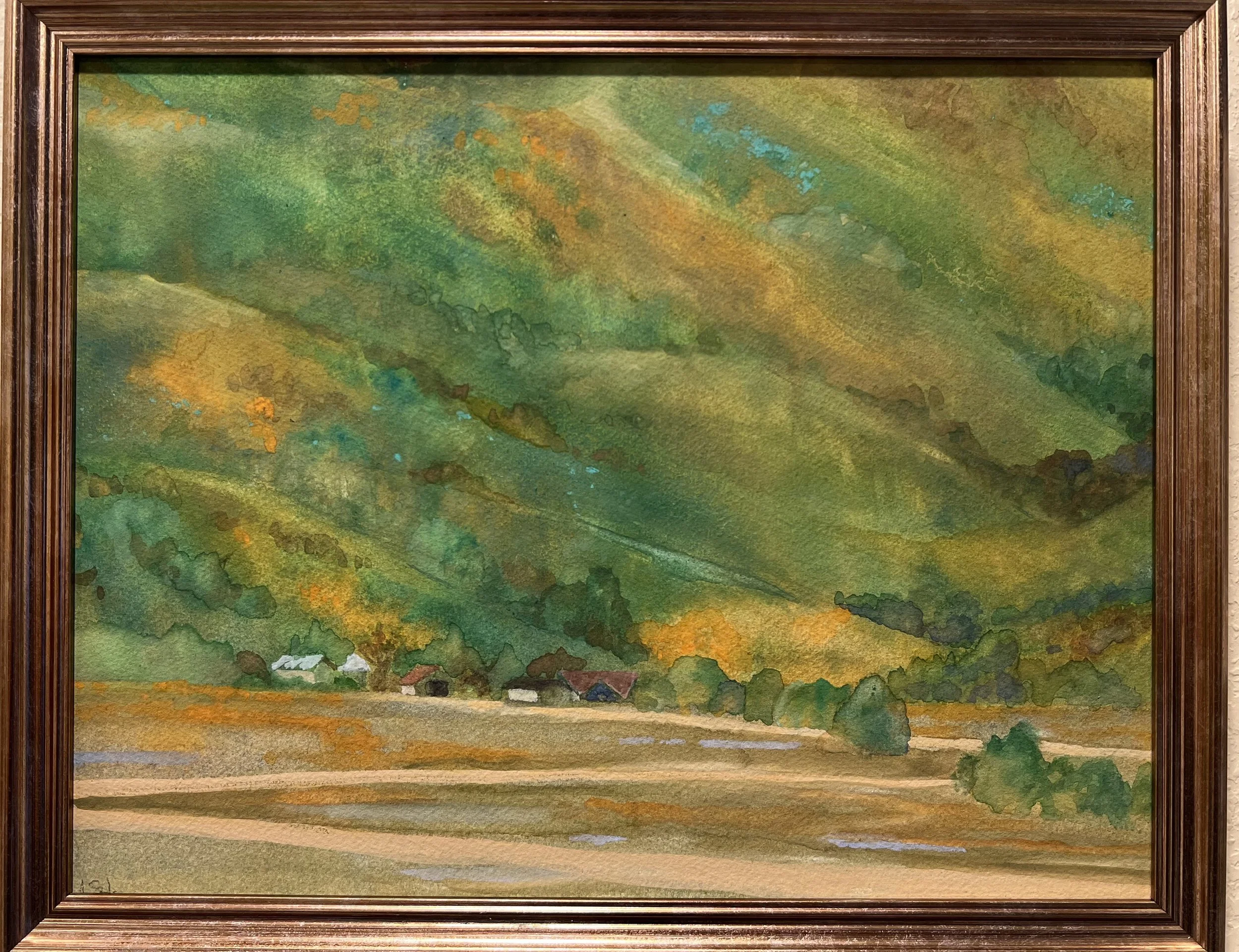 On the Road to Napa 2026
15" by 15" Framed Watercolor
$120