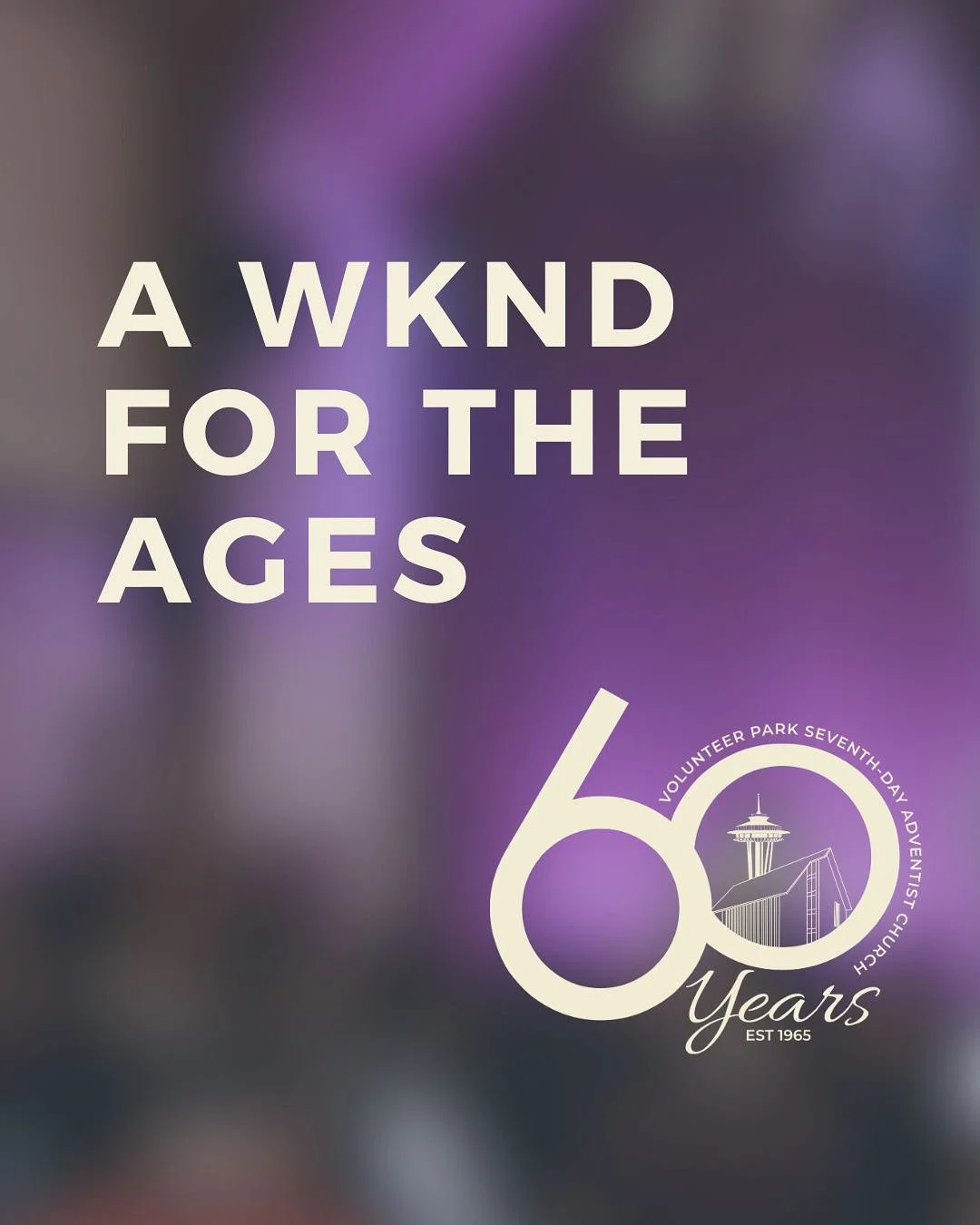 This weekend VPC is celebrating 60 years of service! Don&rsquo;t miss out on a powerful weekend of music, worship, celebration, and fun!

Join us on Friday at 7pm for Worship Night where we&rsquo;re going to have a live music recording. On Saturday a