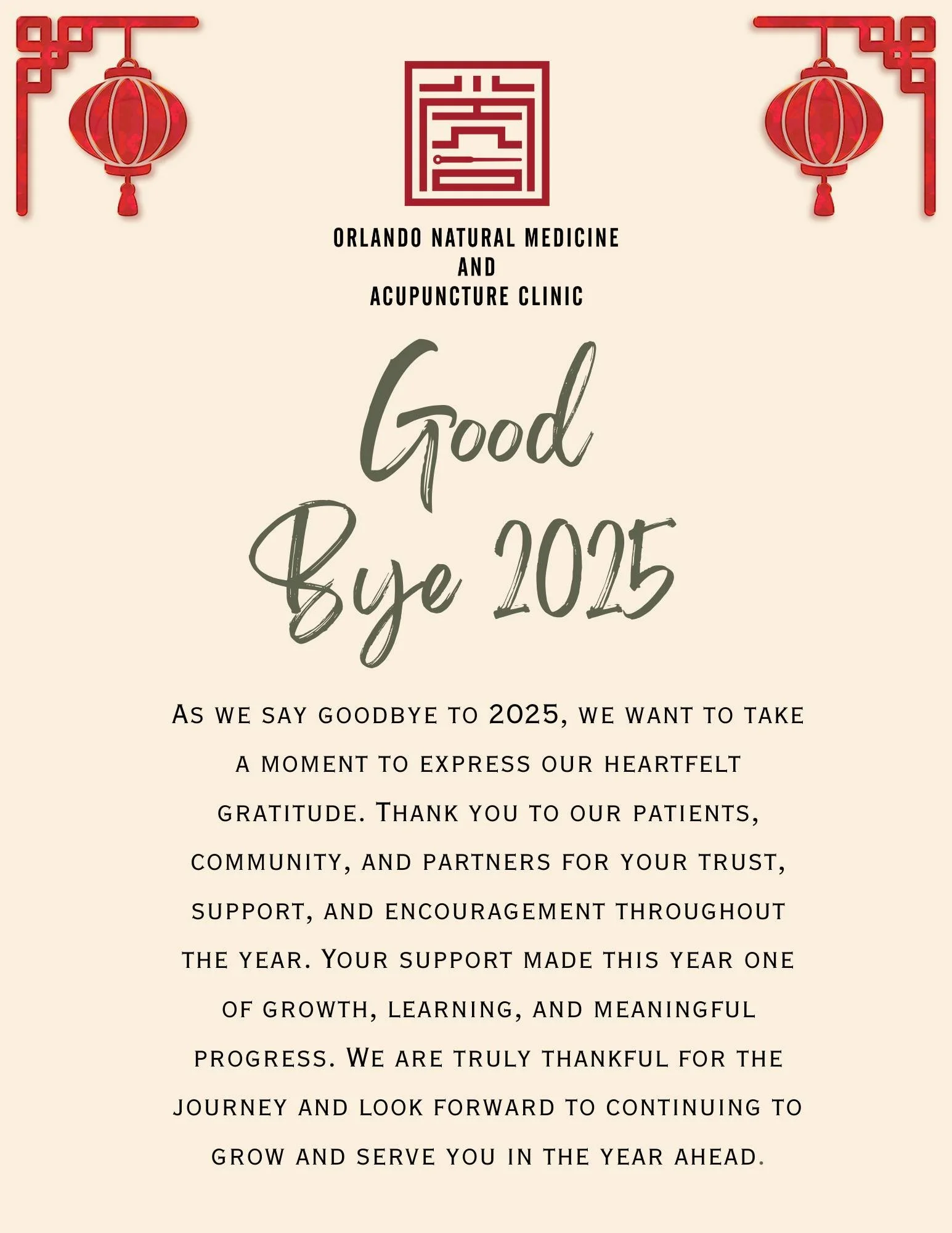 Goodbye, 2025.
Thank you for the growth, the lessons, and the amazing support from our community. We are so grateful for each and every one of you
#ONMAClinic #Acupuncture #OrientalMedicine #TCM #TraditionalChineseMedicine #Holisticwellness #holistic