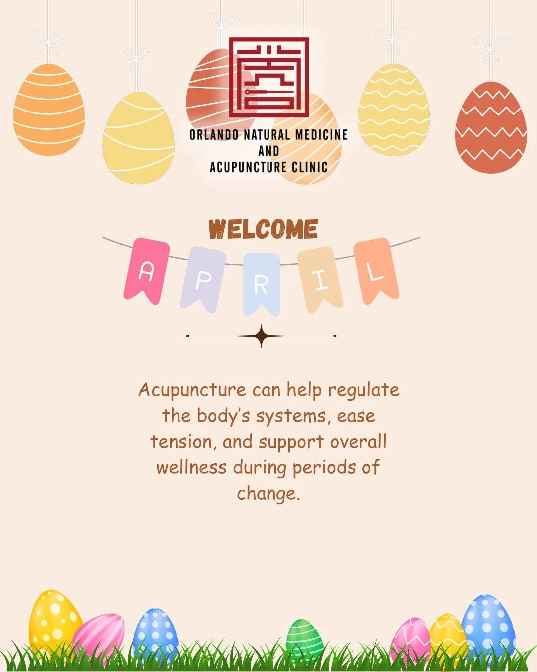 Welcome, April 🌿
A new month is the perfect time to reset, restore, and take care of your health. Let this season be a reminder to slow down, support your body, and make space for healing. At Orlando Natural Medicine &amp; Acupuncture Clinic, we are