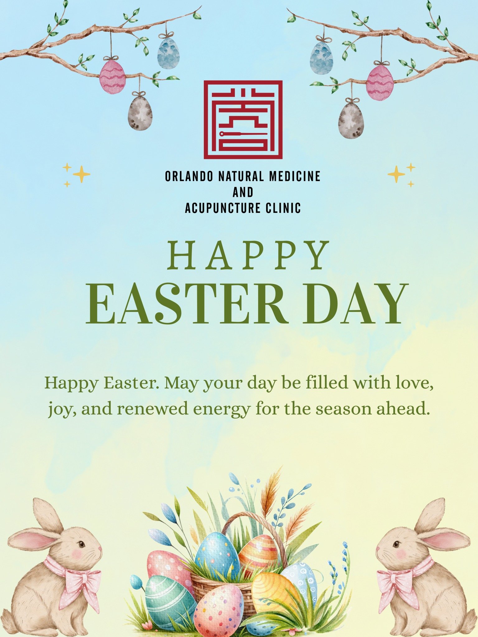 This Easter, we celebrate renewal, hope, and healing. May your day be filled with peace, love, and meaningful moments with those who matter most.
From our ONMA Clinic family to yours, Happy Easter.
Contact us 
📱 Phone: +1 (689) 698-9800
💬 WhatsApp: