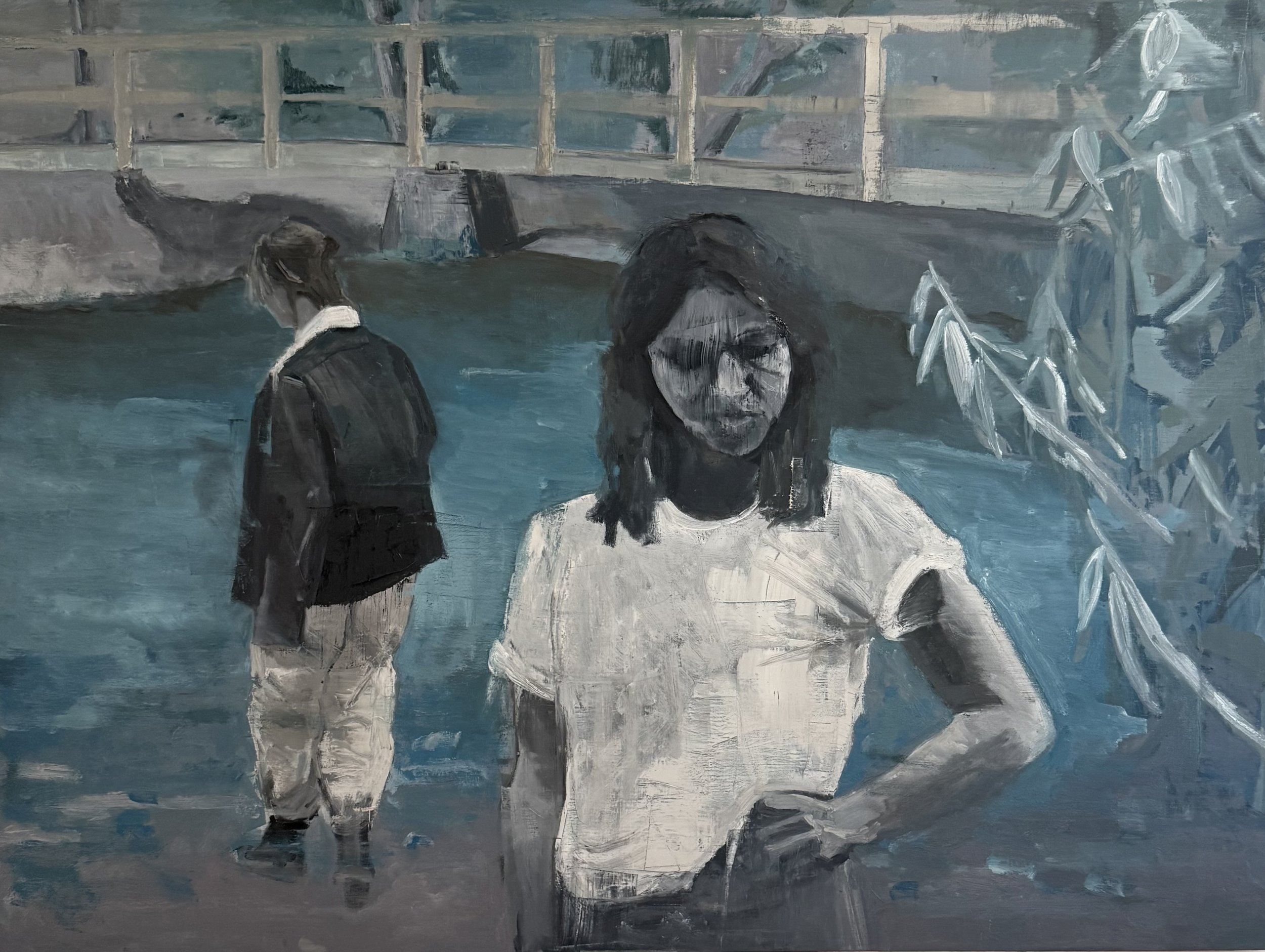 "Dogwood" // 52" x 39" // oil paint on linen // AVAILABLE