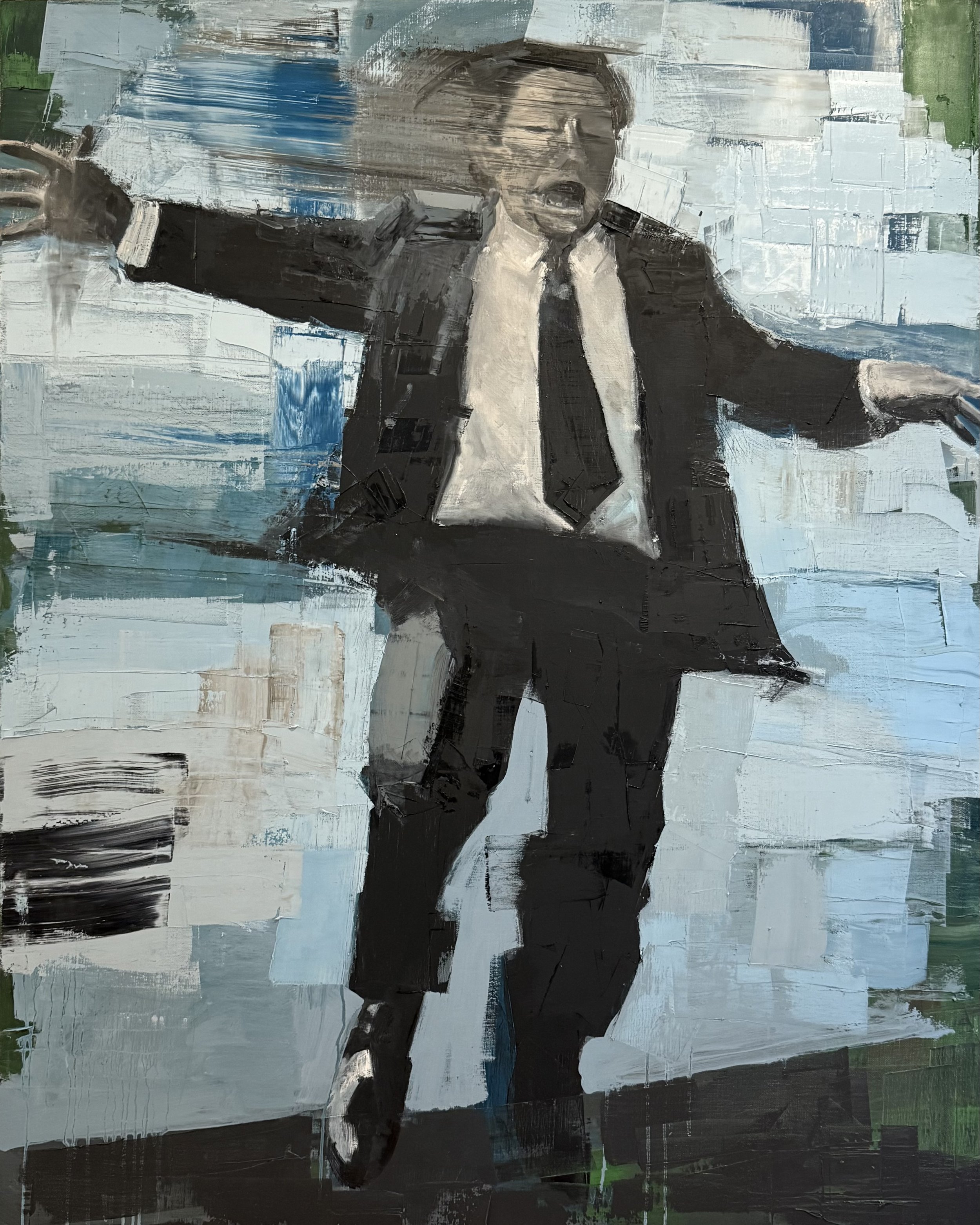 "From Above" // 40" x 50" // oil paint on linen // AVAILABLE