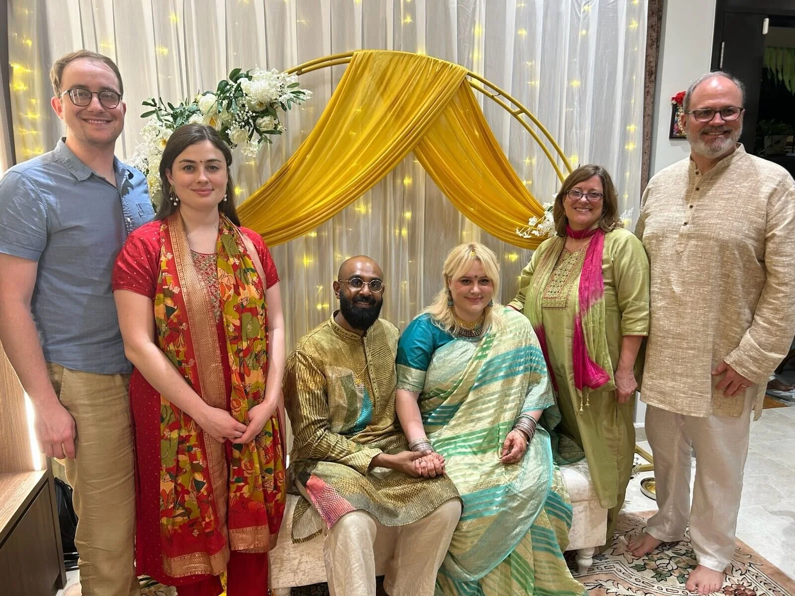 Tracy attends her daughter's wedding in Singapore. 