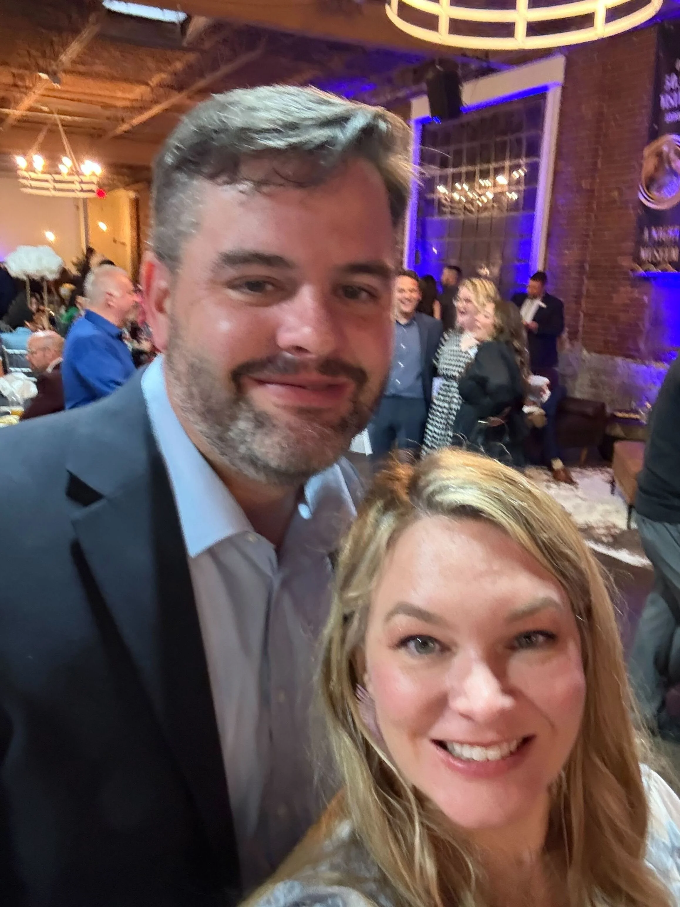 Mary and husband Jeremy representing the firm at A Night for the Museum!