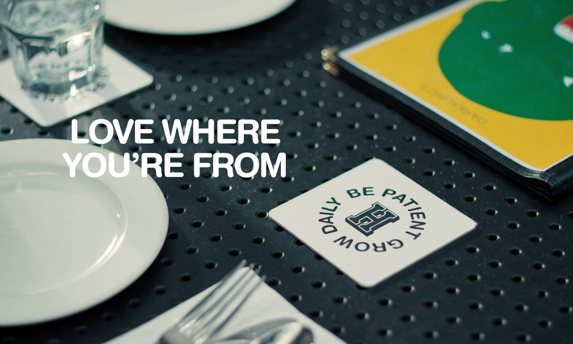 Be Patient Grow Daily x Hometeam | Love Where You're From Cafe