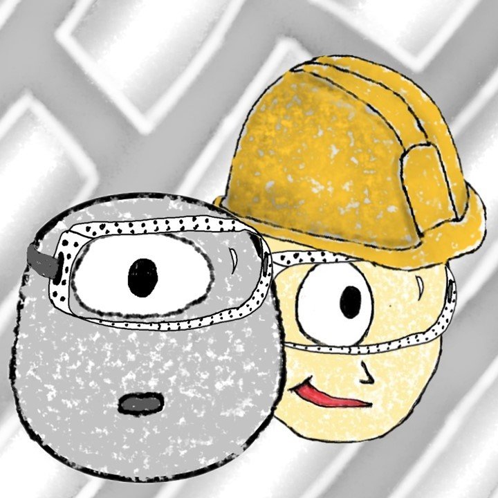 Matty + Bone Matrix BG + Lab Goggles + Construction Helmet + Osteoblast