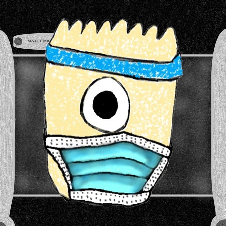Jimmy + Microscope BG + Face Mask