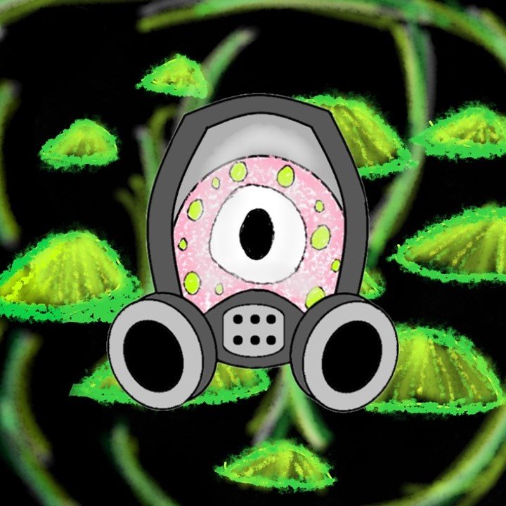 Parietal Cell + Acid Bubbles BG + Biohazard Gas Mask