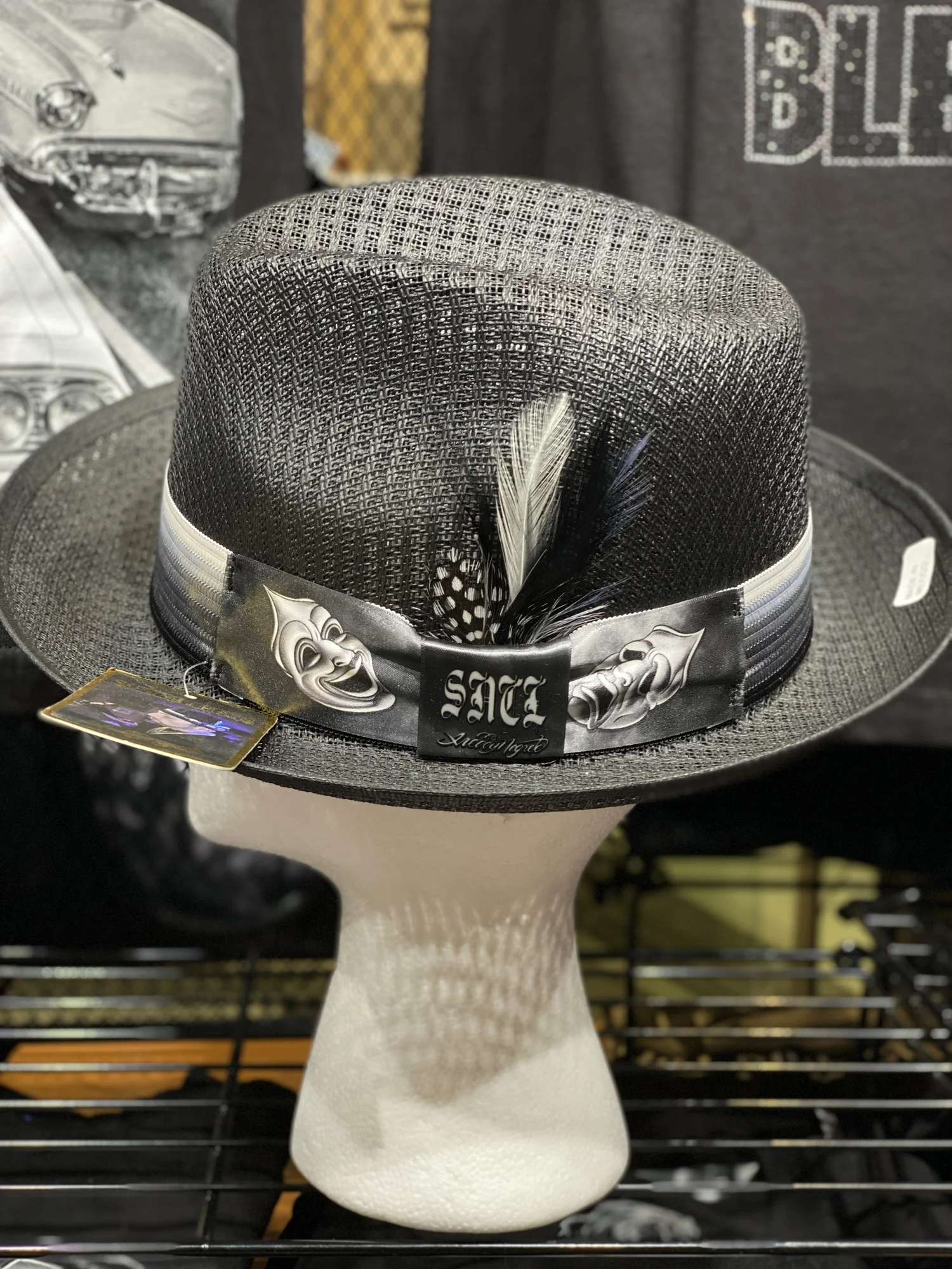 Derby Lowrider Brim Freddy Negrete Lowrider Fedora Hat Freddy