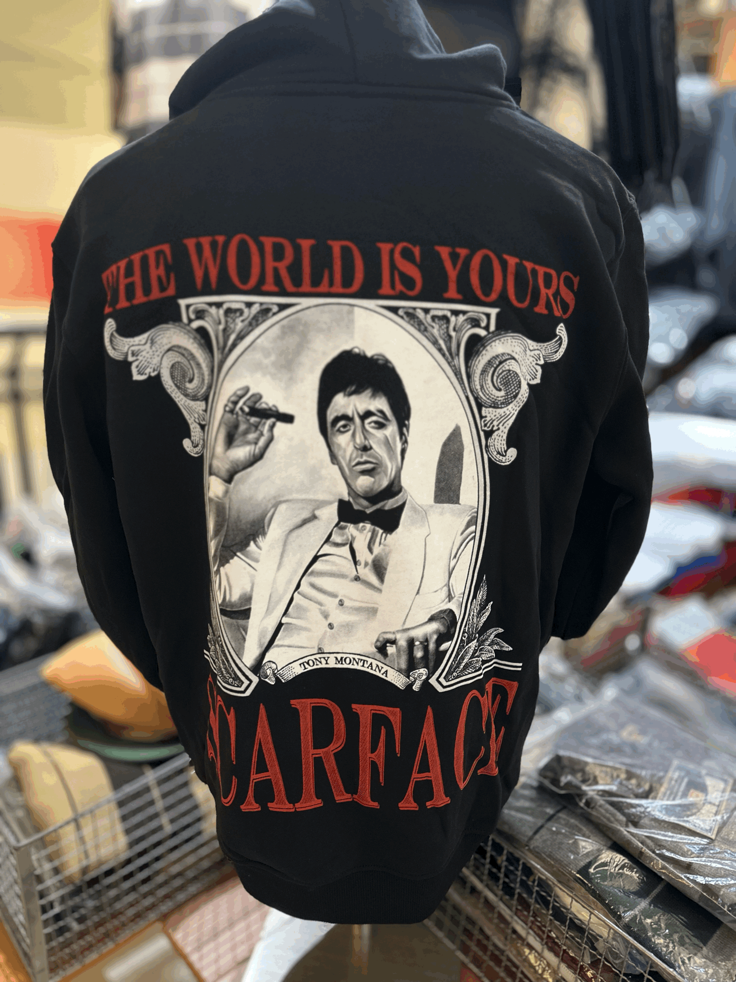SCARFACE-THE WORLD IS YOURS HOODIE — Firme Estilo