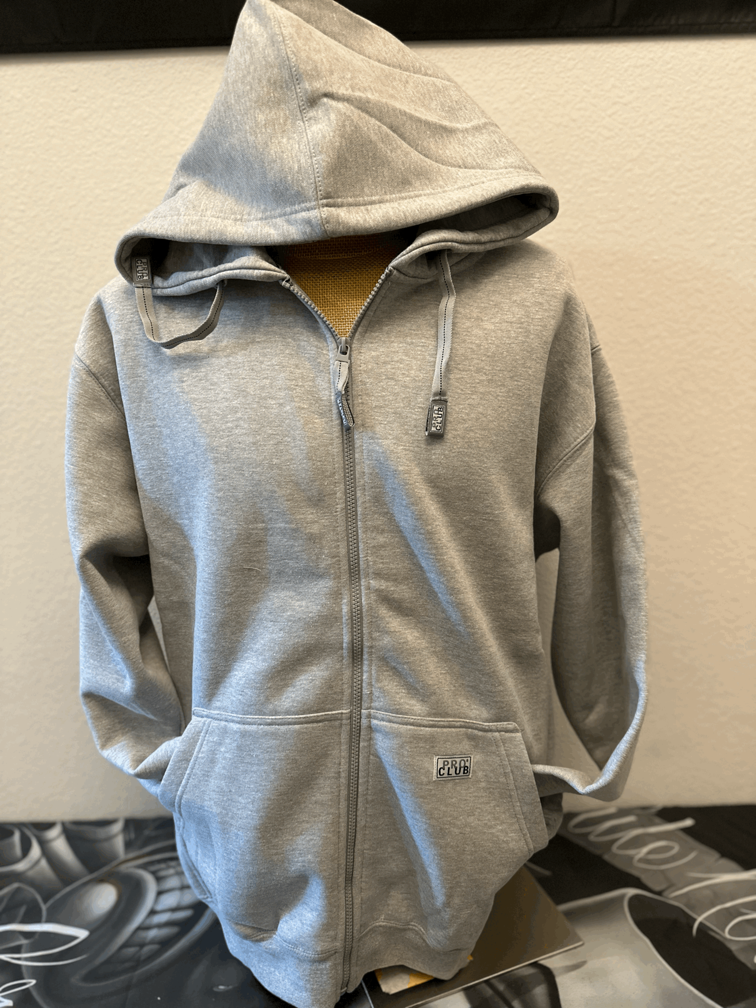 Dark Grey Pro Club Pro Club Heavyweight Charcoal Cargo Sweatpants