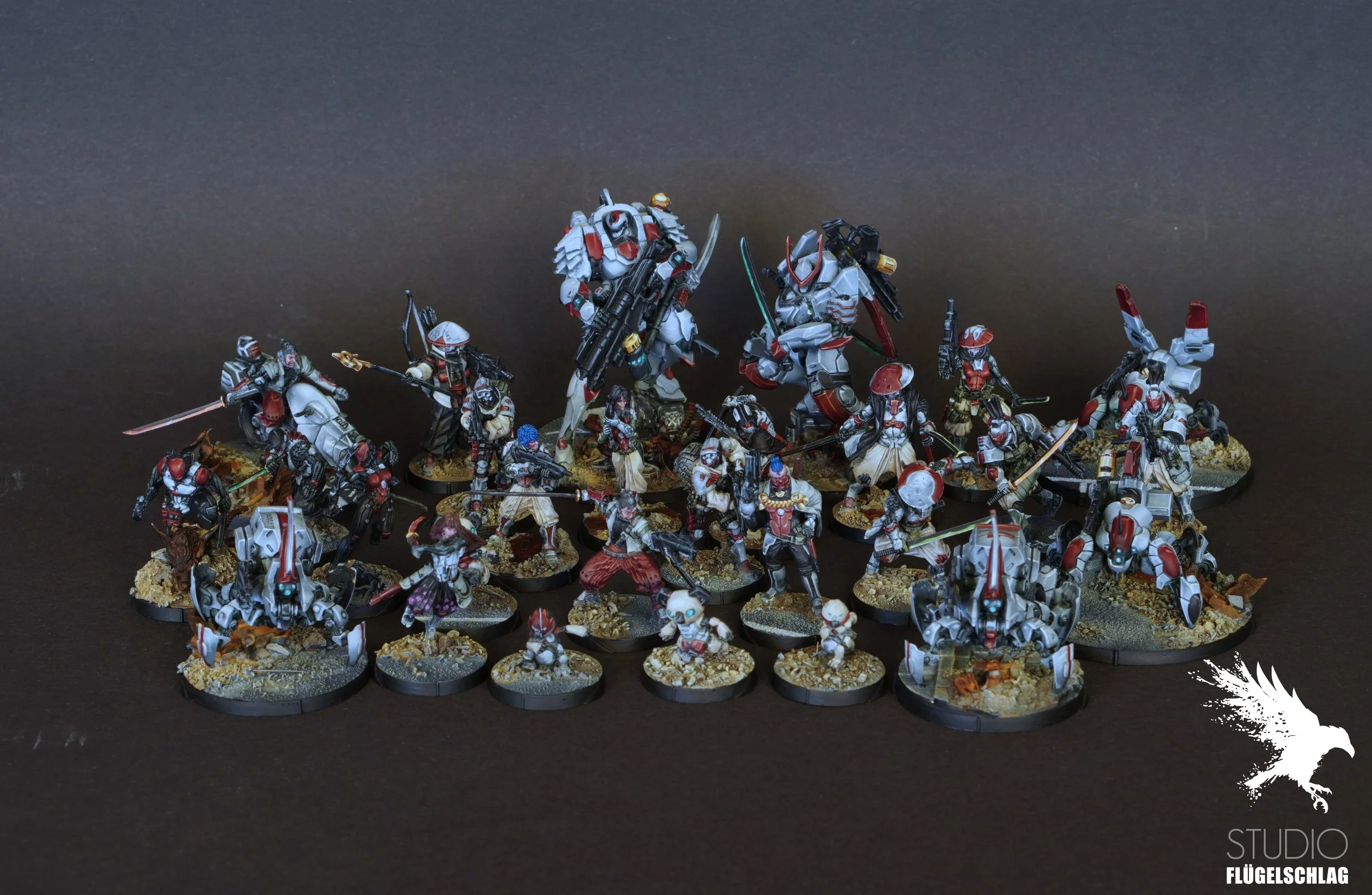 Bemalte Tabletop armee vom Bemalservice Flügelschlag Studio
