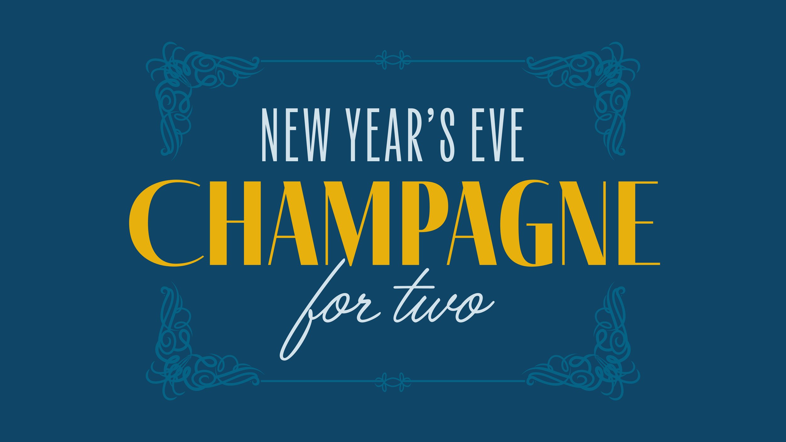 NYE 2026 Champagne for Two (Optional Caviar Service)